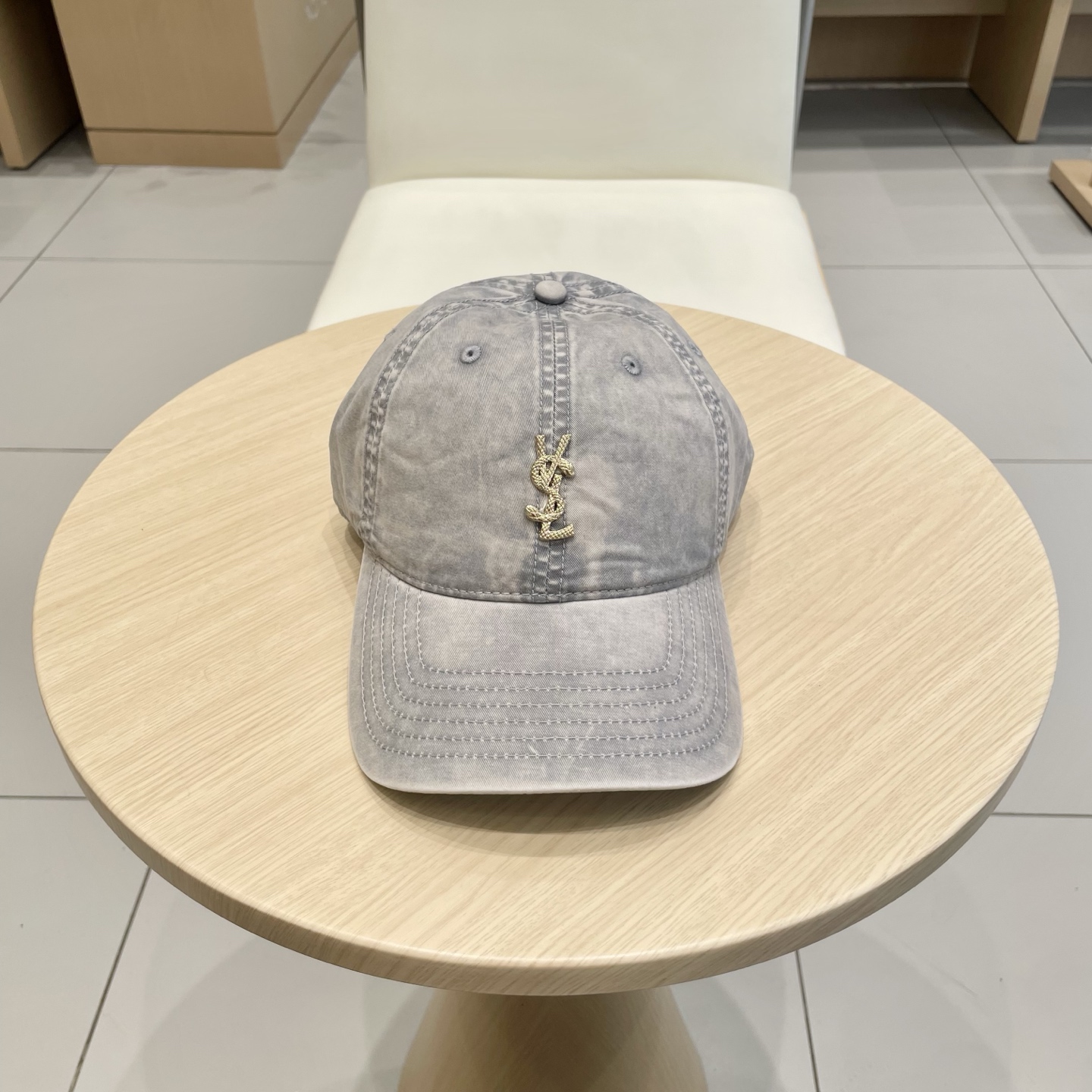  圣罗兰SAINT LAURENT 官网对版棒球帽，请认准高端品质市场唯一细节对版，小红书推荐，时尚百搭