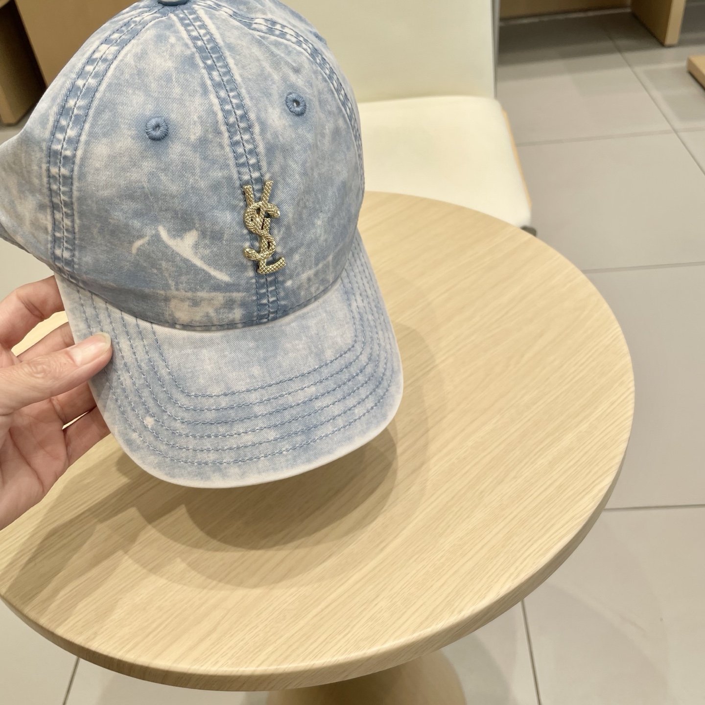  圣罗兰SAINT LAURENT 官网对版棒球帽，请认准高端品质市场唯一细节对版，小红书推荐，时尚百搭