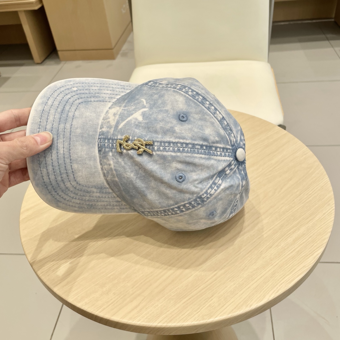  圣罗兰SAINT LAURENT 官网对版棒球帽，请认准高端品质市场唯一细节对版，小红书推荐，时尚百搭