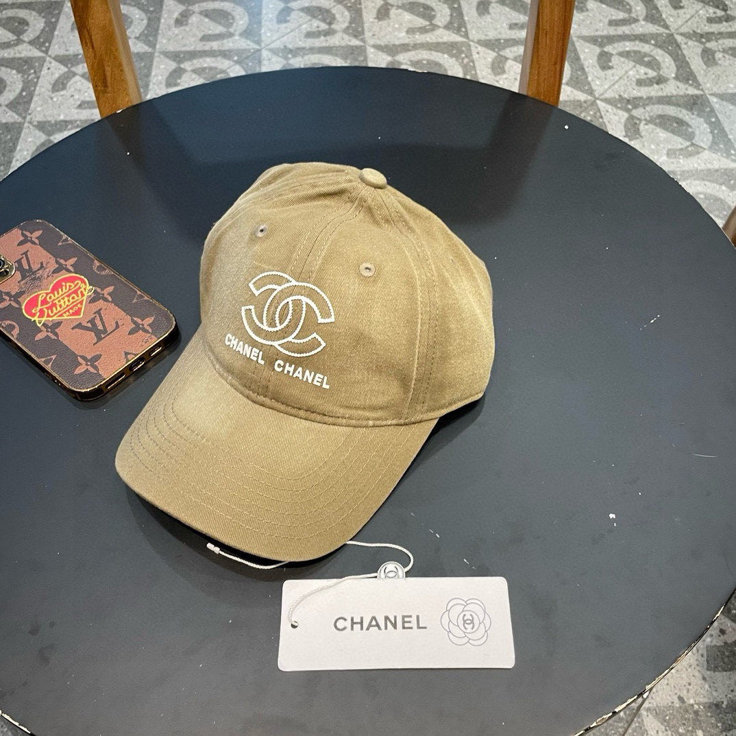  香奈儿 CHANEL 春夏季薄款简约黑白小香 王一博徐璐同款百搭黑色渔夫帽软顶棒球帽