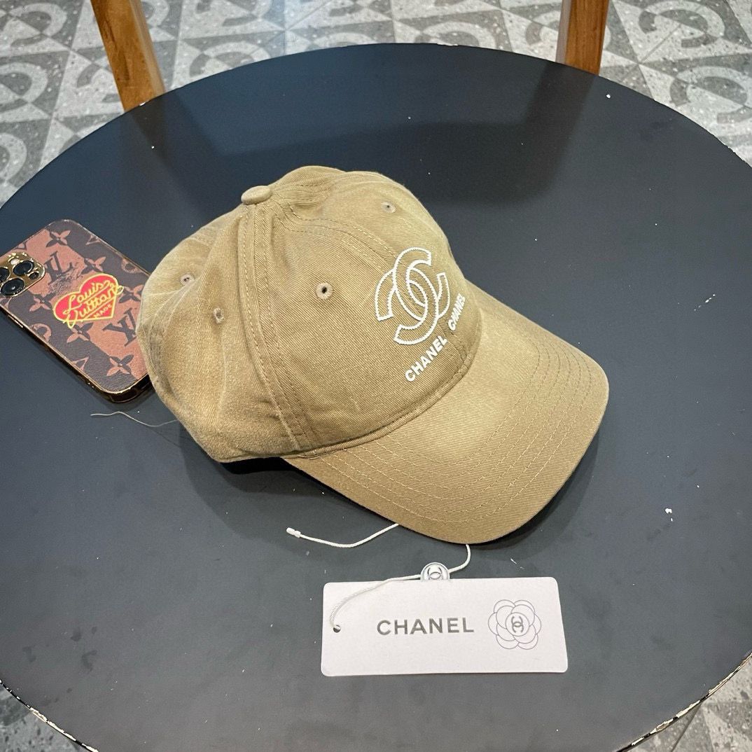  香奈儿 CHANEL 春夏季薄款简约黑白小香 王一博徐璐同款百搭黑色渔夫帽软顶棒球帽