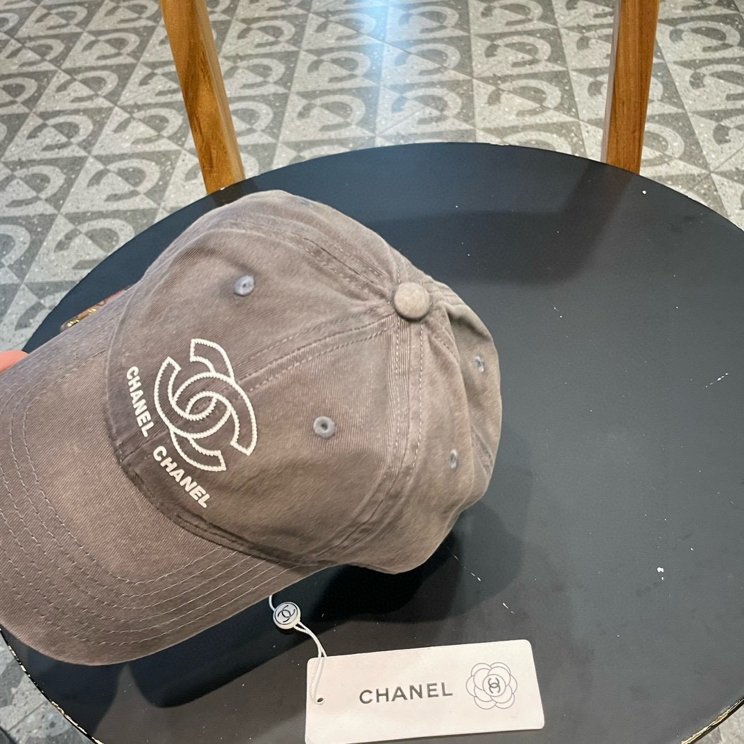  香奈儿 CHANEL 春夏季薄款简约黑白小香 王一博徐璐同款百搭黑色渔夫帽软顶棒球帽