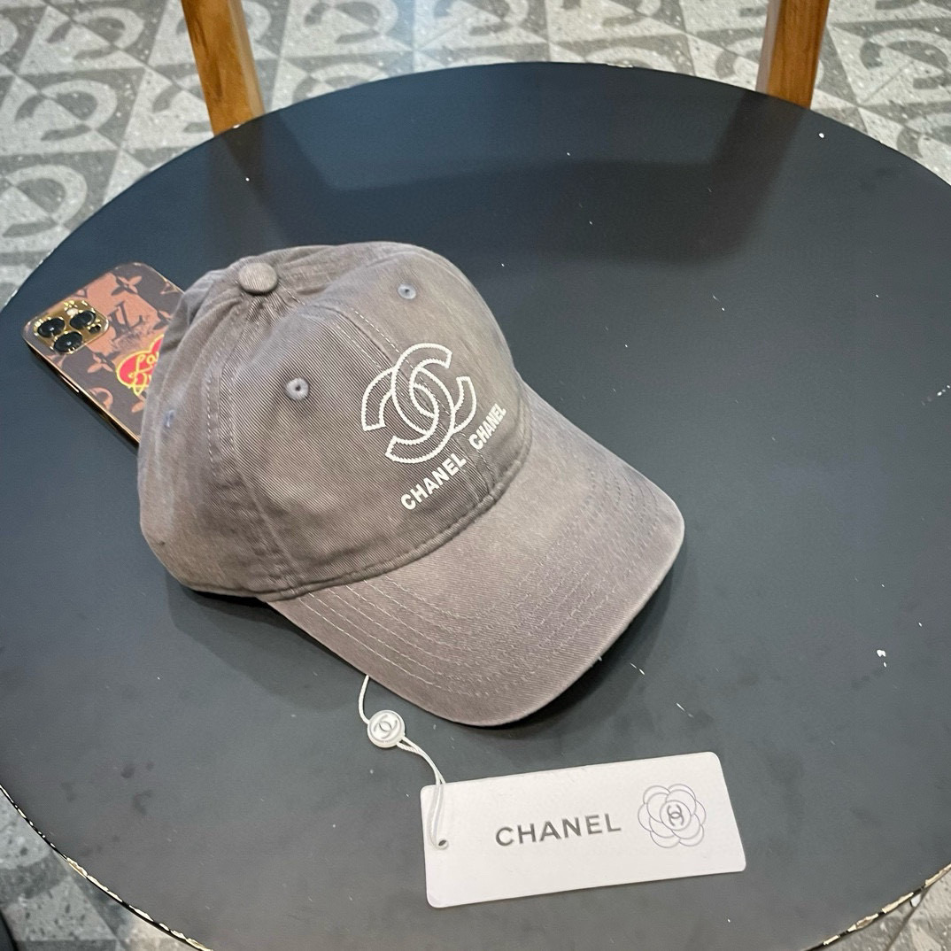  香奈儿 CHANEL 春夏季薄款简约黑白小香 王一博徐璐同款百搭黑色渔夫帽软顶棒球帽