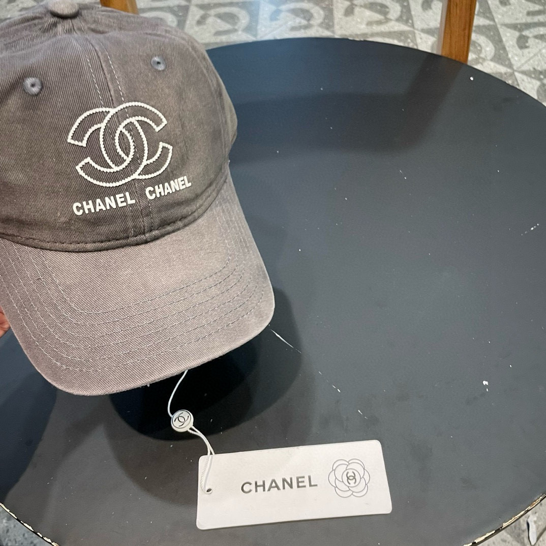  香奈儿 CHANEL 春夏季薄款简约黑白小香 王一博徐璐同款百搭黑色渔夫帽软顶棒球帽