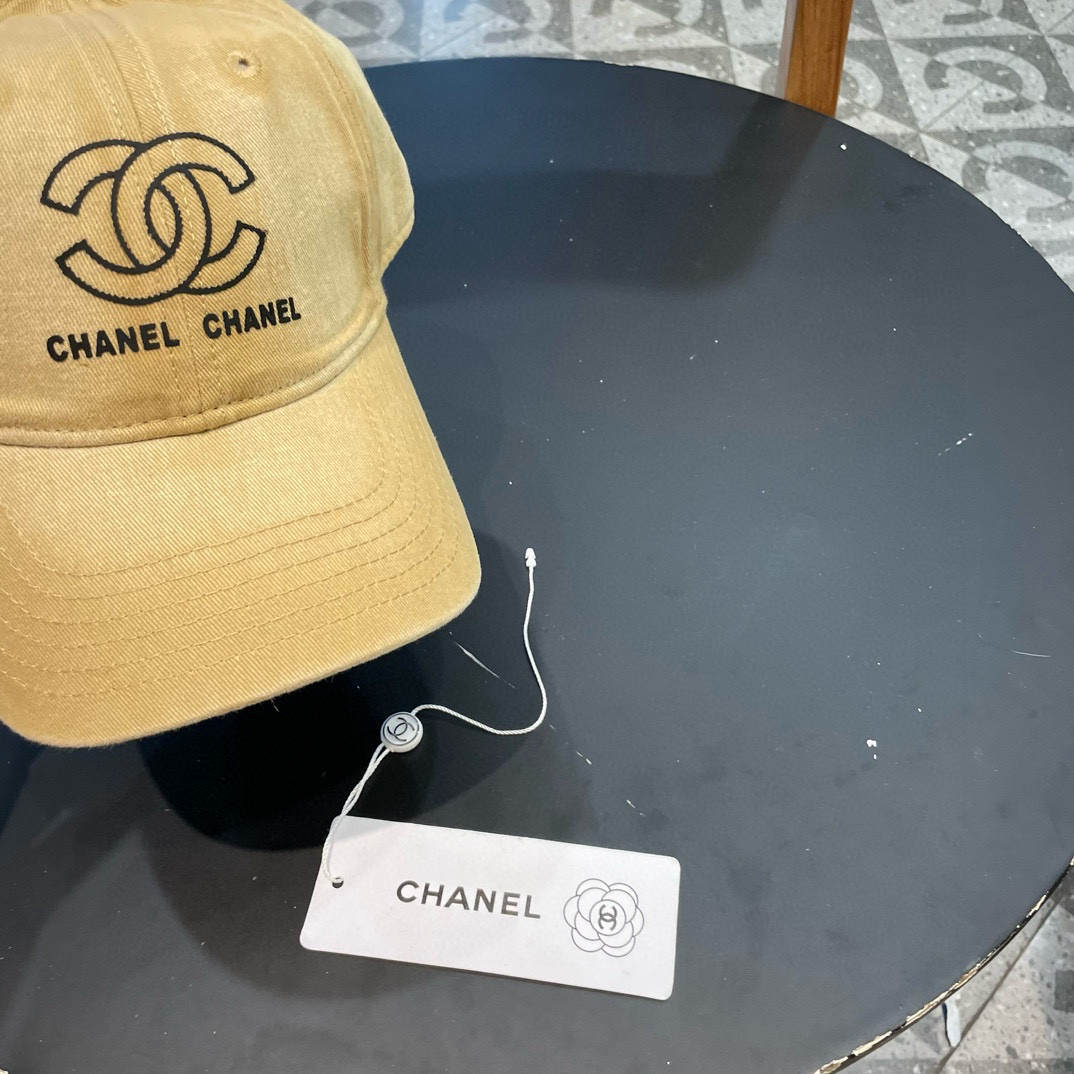  香奈儿 CHANEL 春夏季薄款简约黑白小香 王一博徐璐同款百搭黑色渔夫帽软顶棒球帽