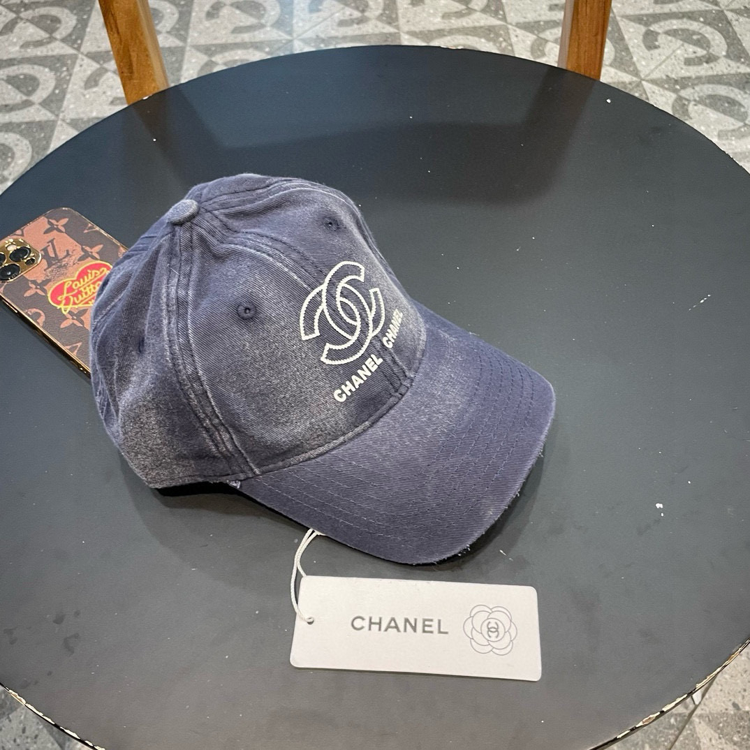  香奈儿 CHANEL 春夏季薄款简约黑白小香 王一博徐璐同款百搭黑色渔夫帽软顶棒球帽