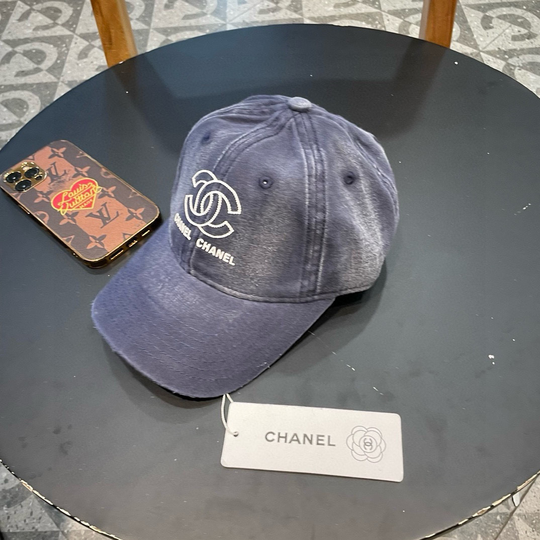  香奈儿 CHANEL 春夏季薄款简约黑白小香 王一博徐璐同款百搭黑色渔夫帽软顶棒球帽