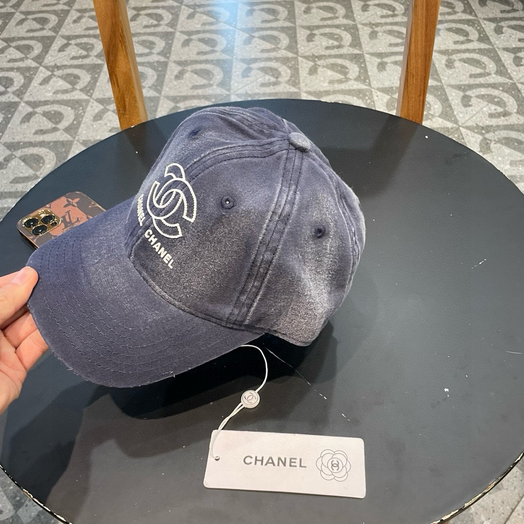  香奈儿 CHANEL 春夏季薄款简约黑白小香 王一博徐璐同款百搭黑色渔夫帽软顶棒球帽