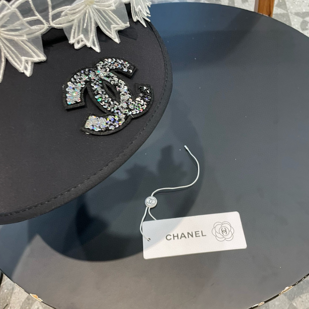  Chanel自制韩系蝴蝶棒球帽遮阳帽女春夏新品2024新款少女时尚鸭舌防晒帽