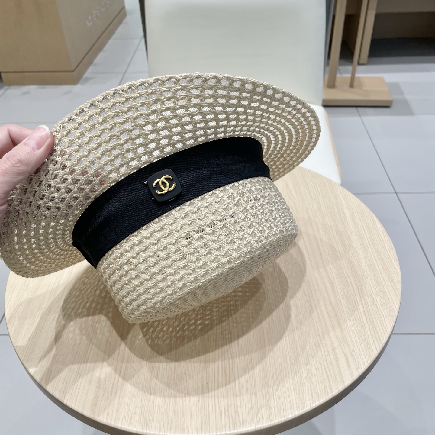  Chanel香奈儿新款草帽，搭配仙女出游必备，头围57cm