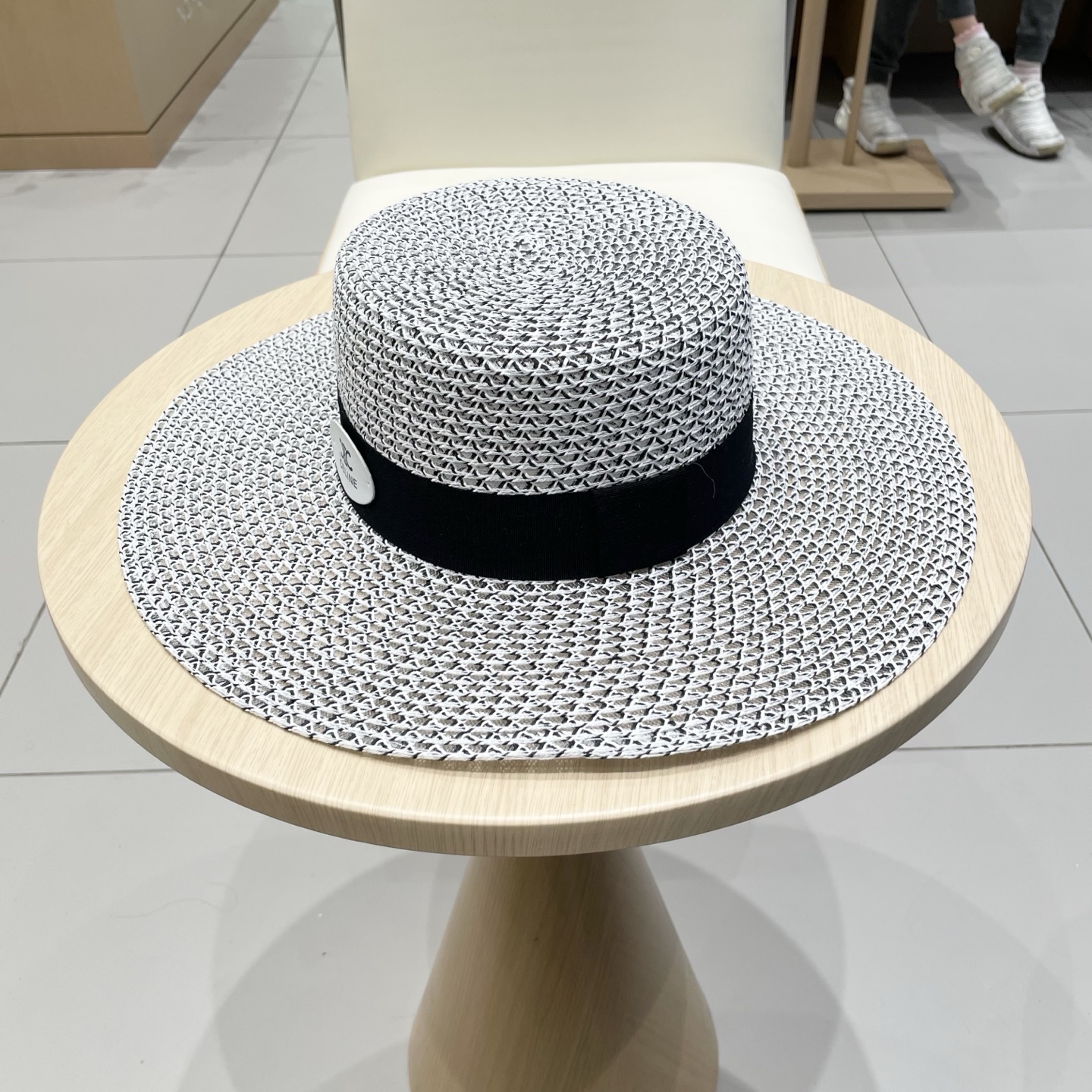 塞琳celien新款草帽，平顶礼帽，头围57cm