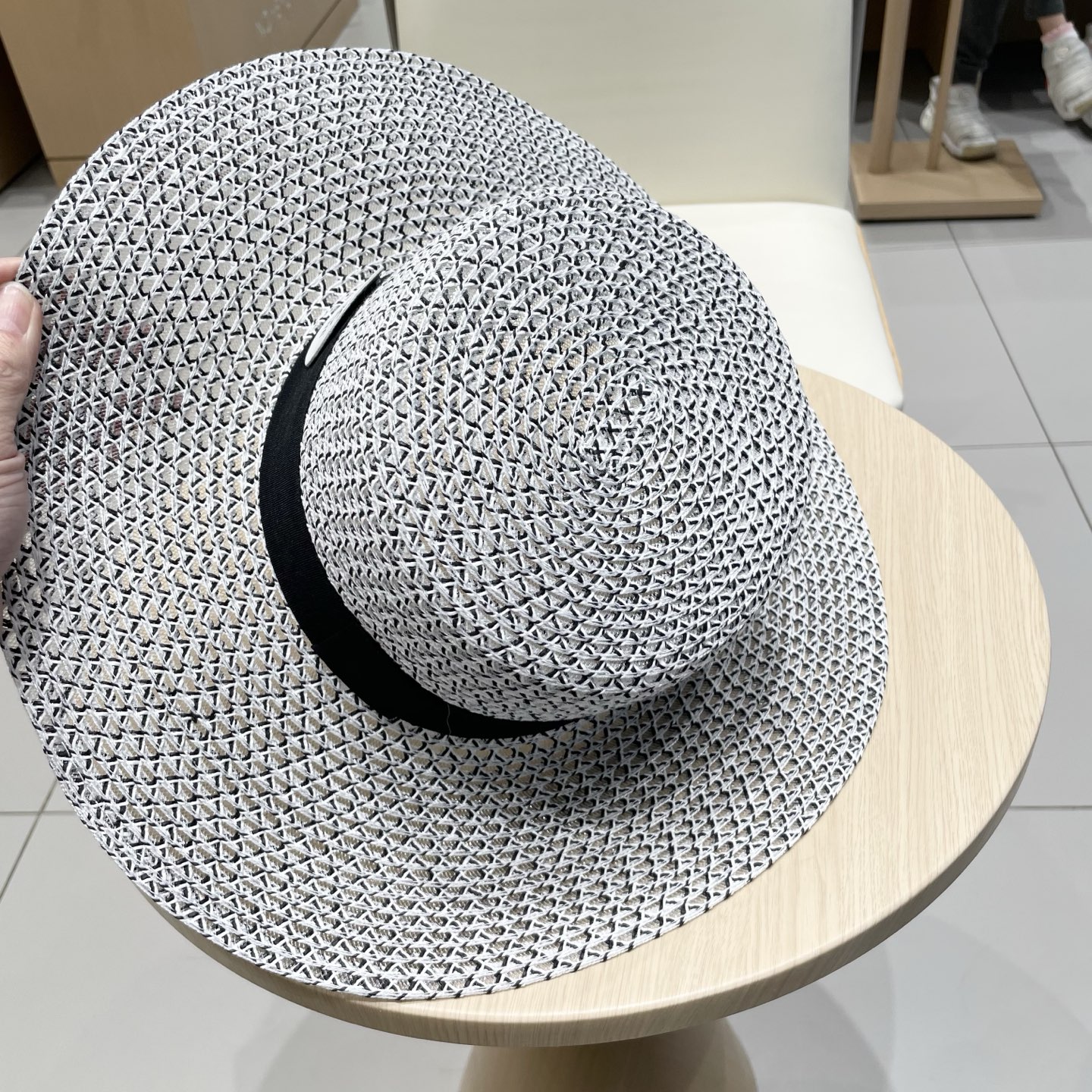 塞琳celien新款草帽，平顶礼帽，头围57cm