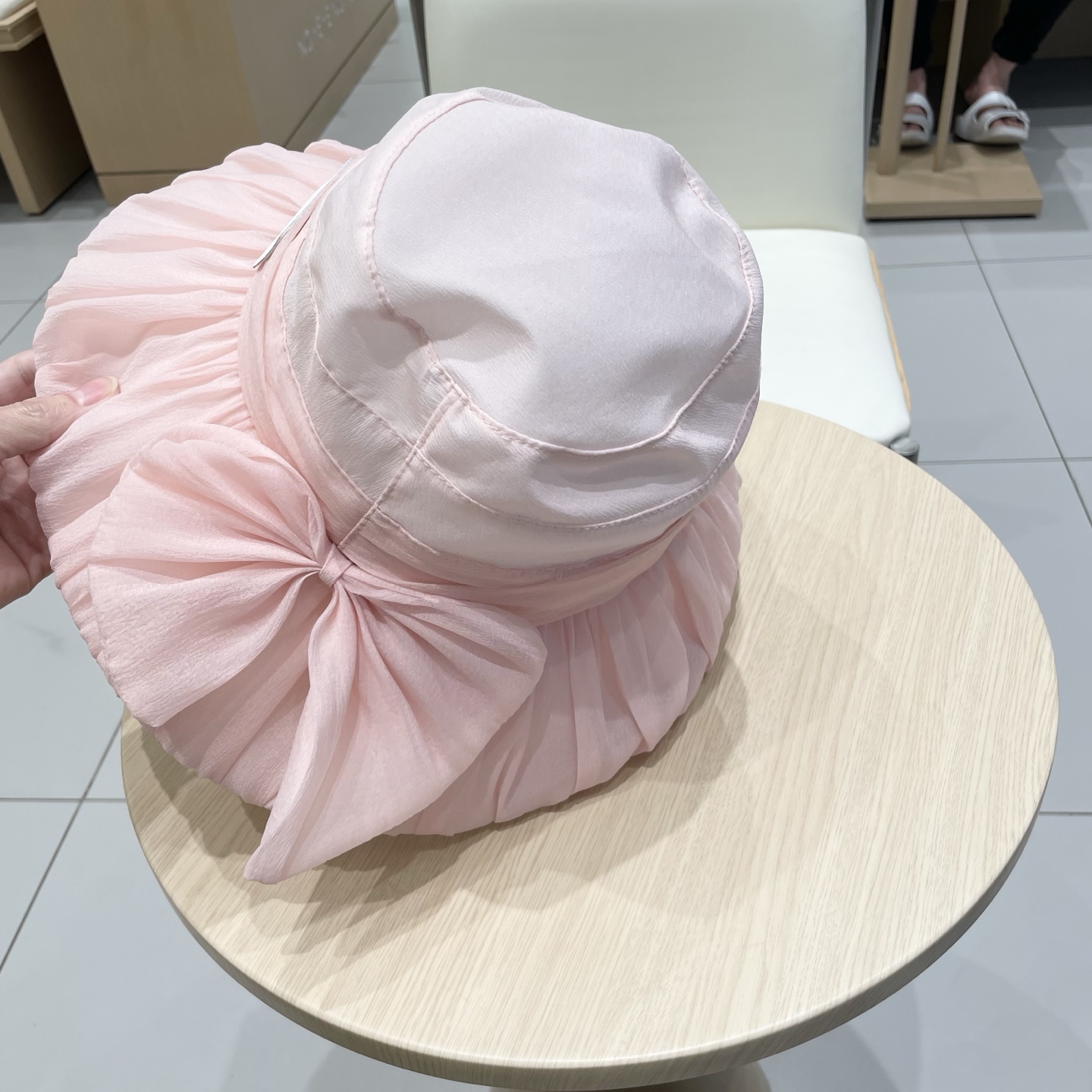  GUCCI古奇2025时尚气质优雅网纱遮阳帽女春夏出游仙女帽盆帽防晒遮阳太阳帽