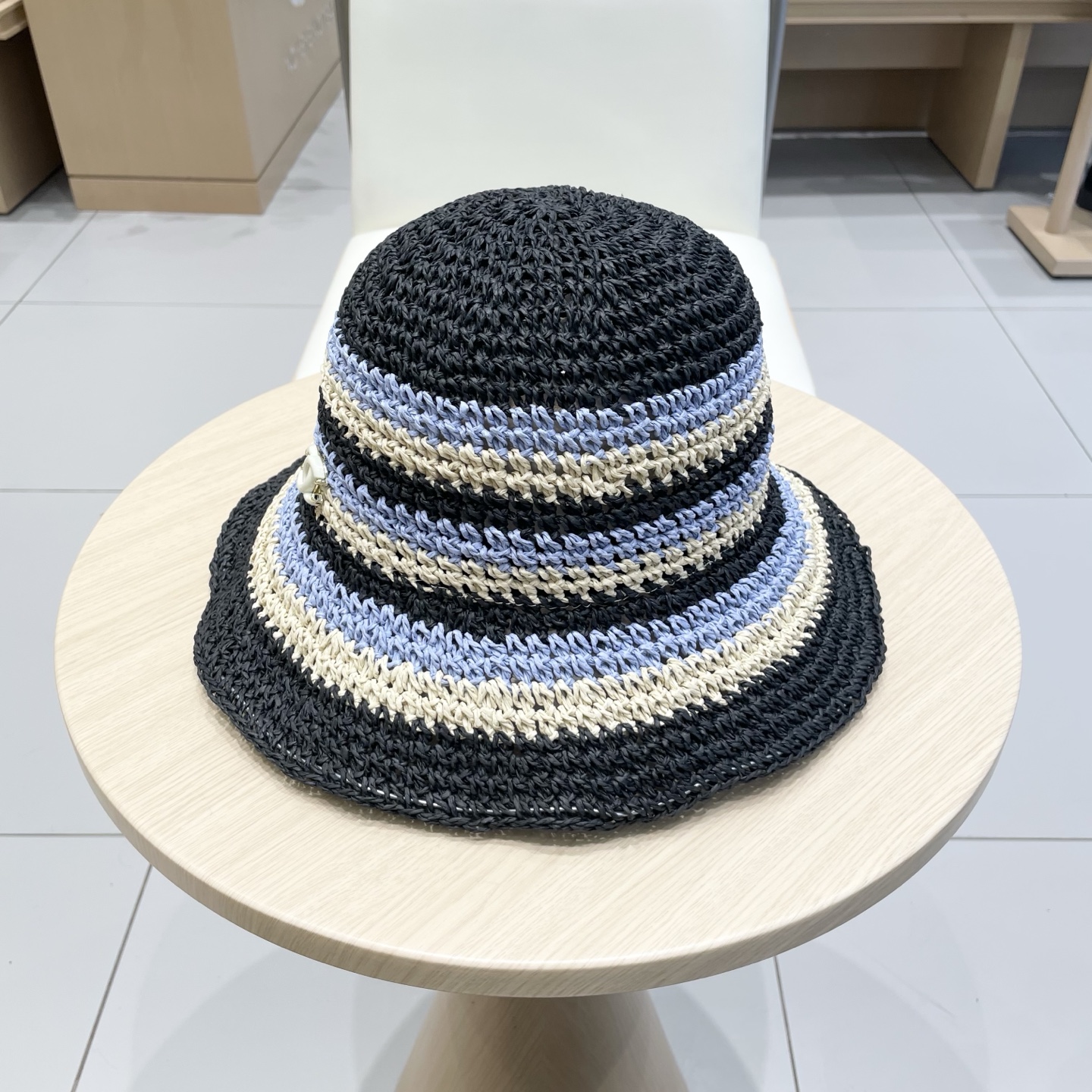  Chanel香奈儿草帽女春夏季出游百搭遮阳防晒帽显脸小镂空渔夫帽子潮