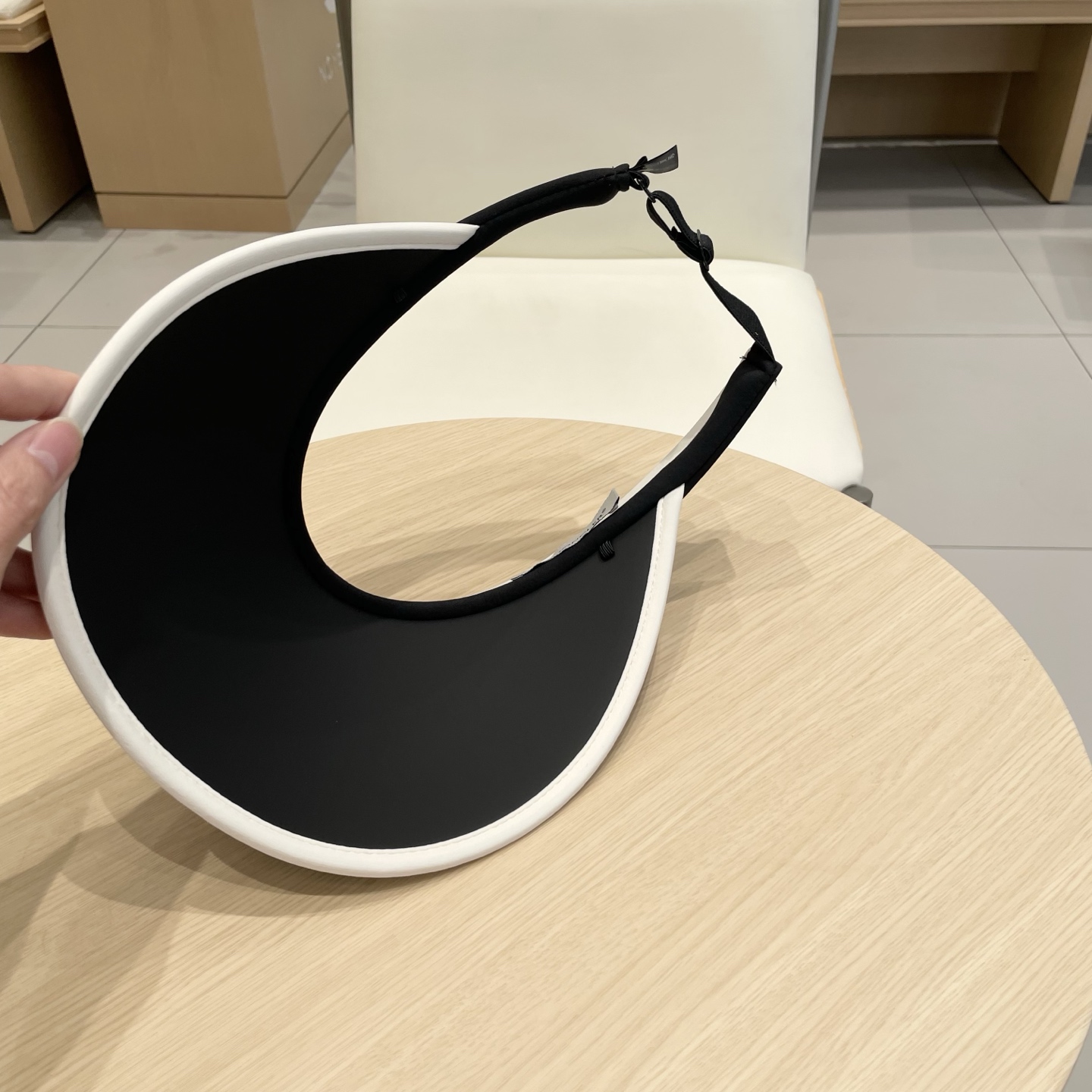   蒙口MONCLER防晒帽女款夏季防紫外线2025新款冰丝空顶遮阳帽遮脸大檐太阳帽子