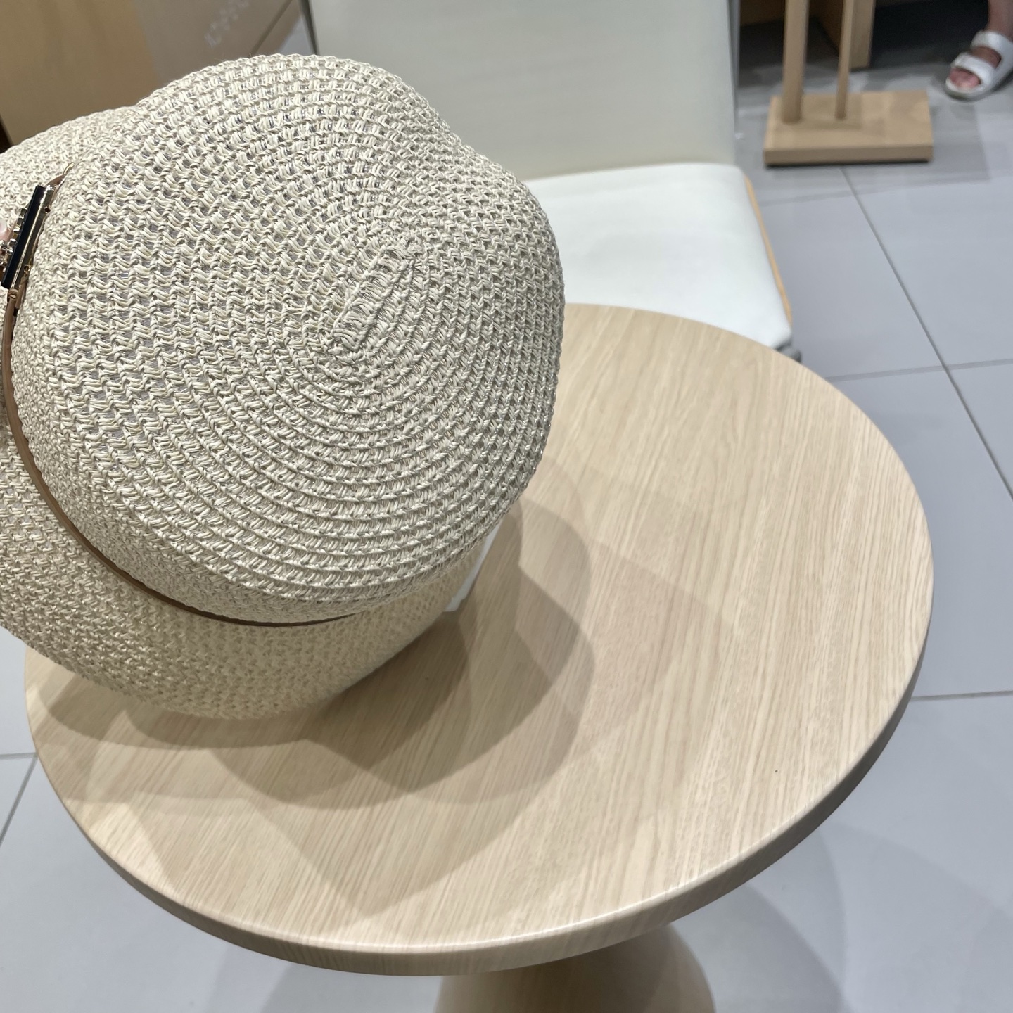  PRADA普拉达 草帽，名媛风盆帽，镂空高端定制，头围57cm