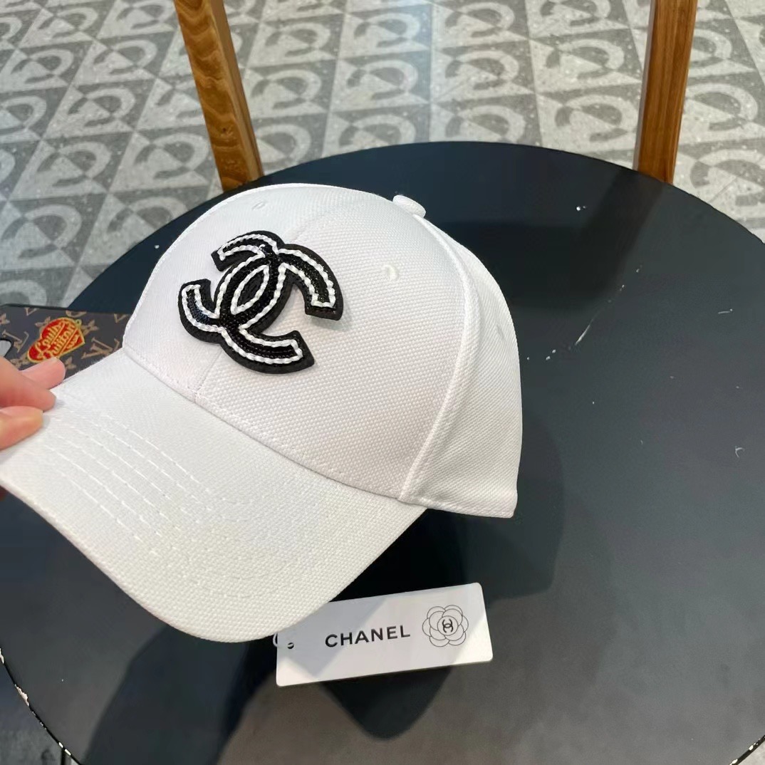  Chanel香奈儿新款棒球帽，夏款鸭舌帽，网状风格独特设计，单色 头围57cm