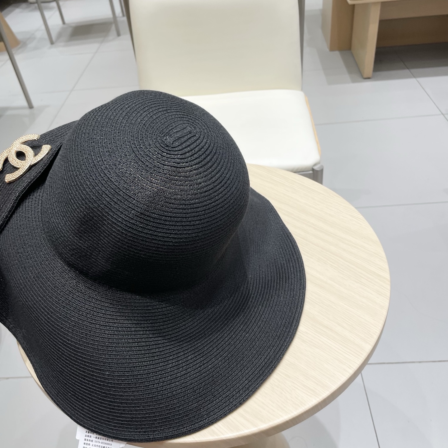 chanel香奈儿 2026新款草帽女海边大帽檐沙滩遮阳帽可折叠法式防晒帽子