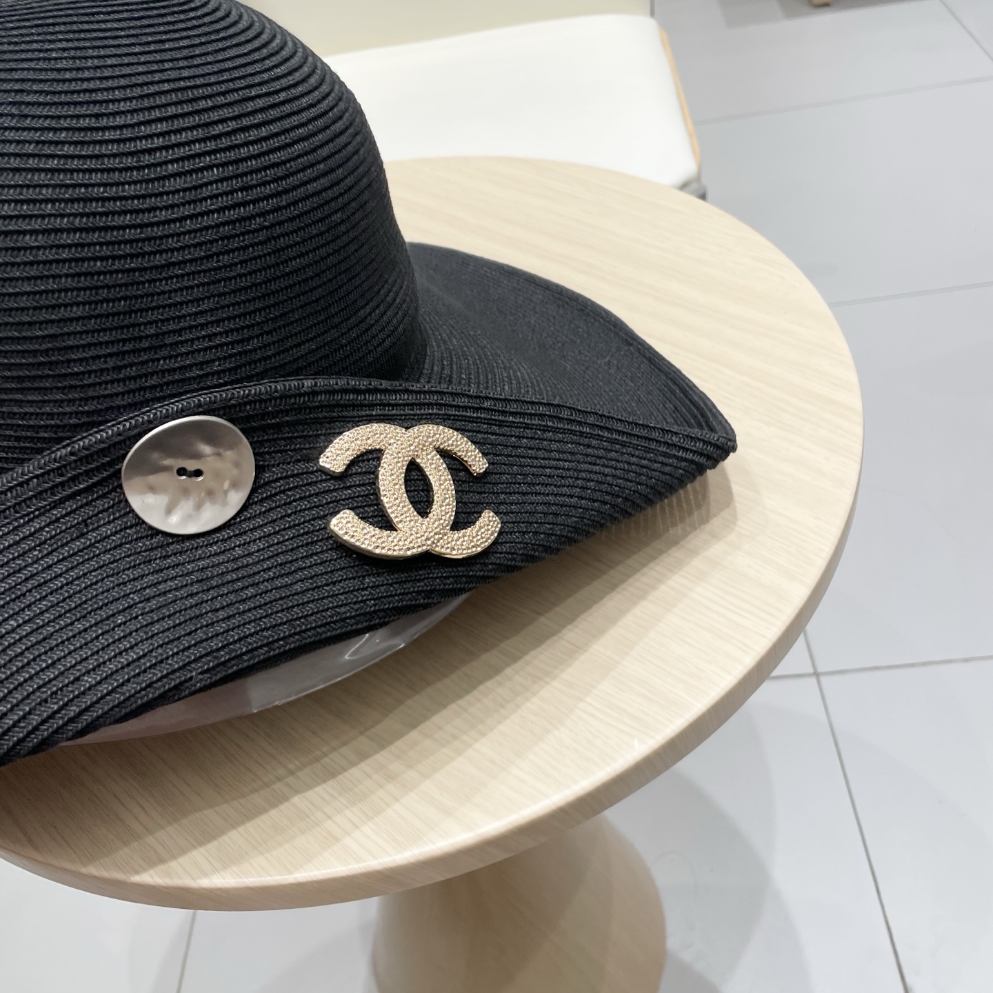 chanel香奈儿 2026新款草帽女海边大帽檐沙滩遮阳帽可折叠法式防晒帽子