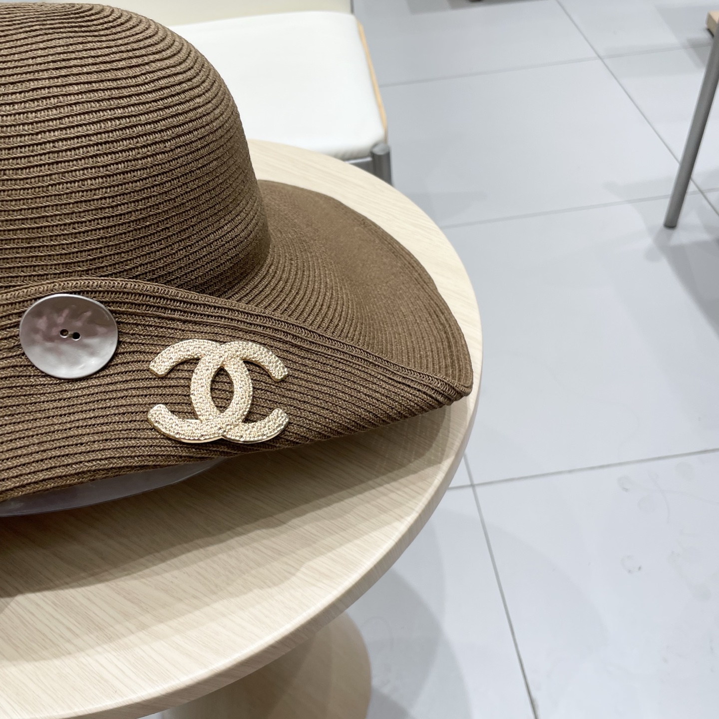 chanel香奈儿 2026新款草帽女海边大帽檐沙滩遮阳帽可折叠法式防晒帽子