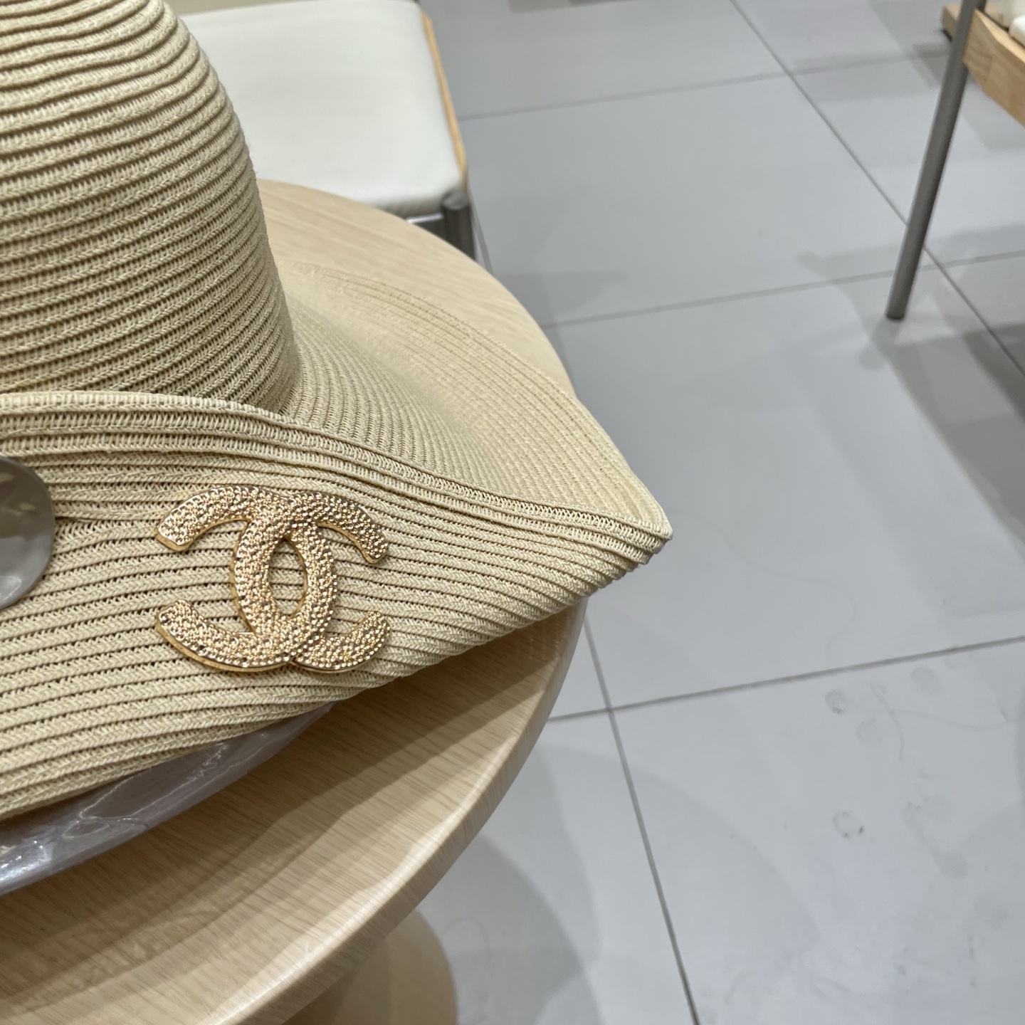 chanel香奈儿 2026新款草帽女海边大帽檐沙滩遮阳帽可折叠法式防晒帽子