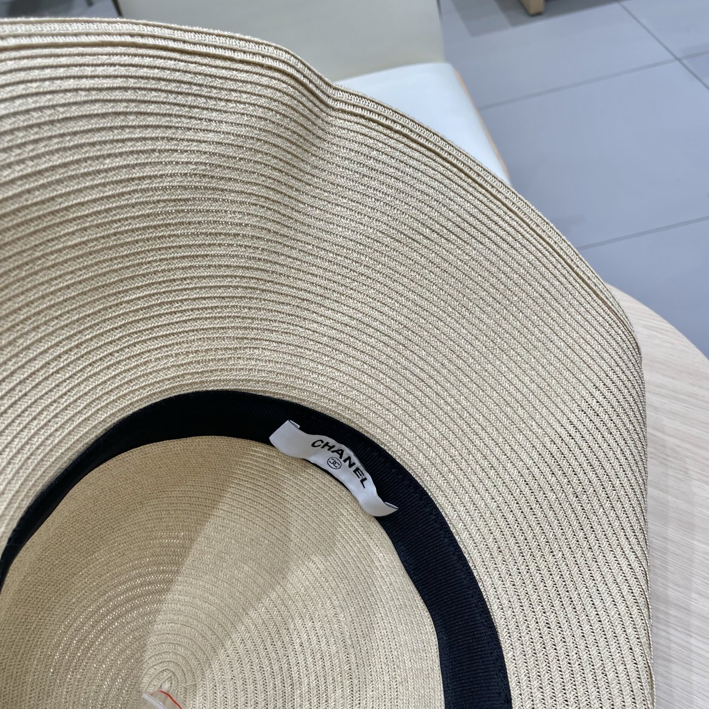 chanel香奈儿 2026新款草帽女海边大帽檐沙滩遮阳帽可折叠法式防晒帽子