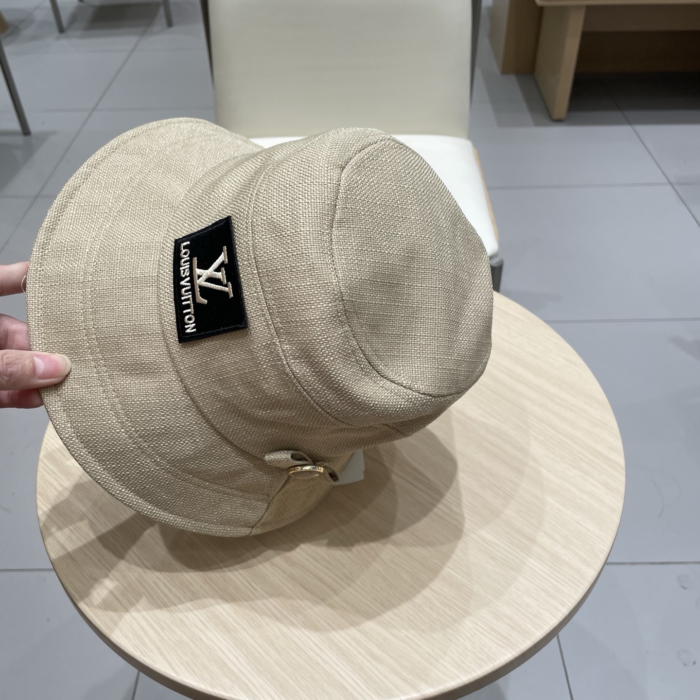   🧢路易威登棒球帽 LouisVuitton😍新款LV法式甜美蕾丝草春夏新款韩版蝴蝶结渔夫帽子女遮阳帽