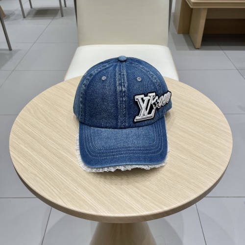 Louis Vuitton Denim Baseball Cap - Stylish, Versatile, and Unisex Design 1 Louis Vuitton Denim Baseball Cap - Stylish, Versatile, and Unisex Design