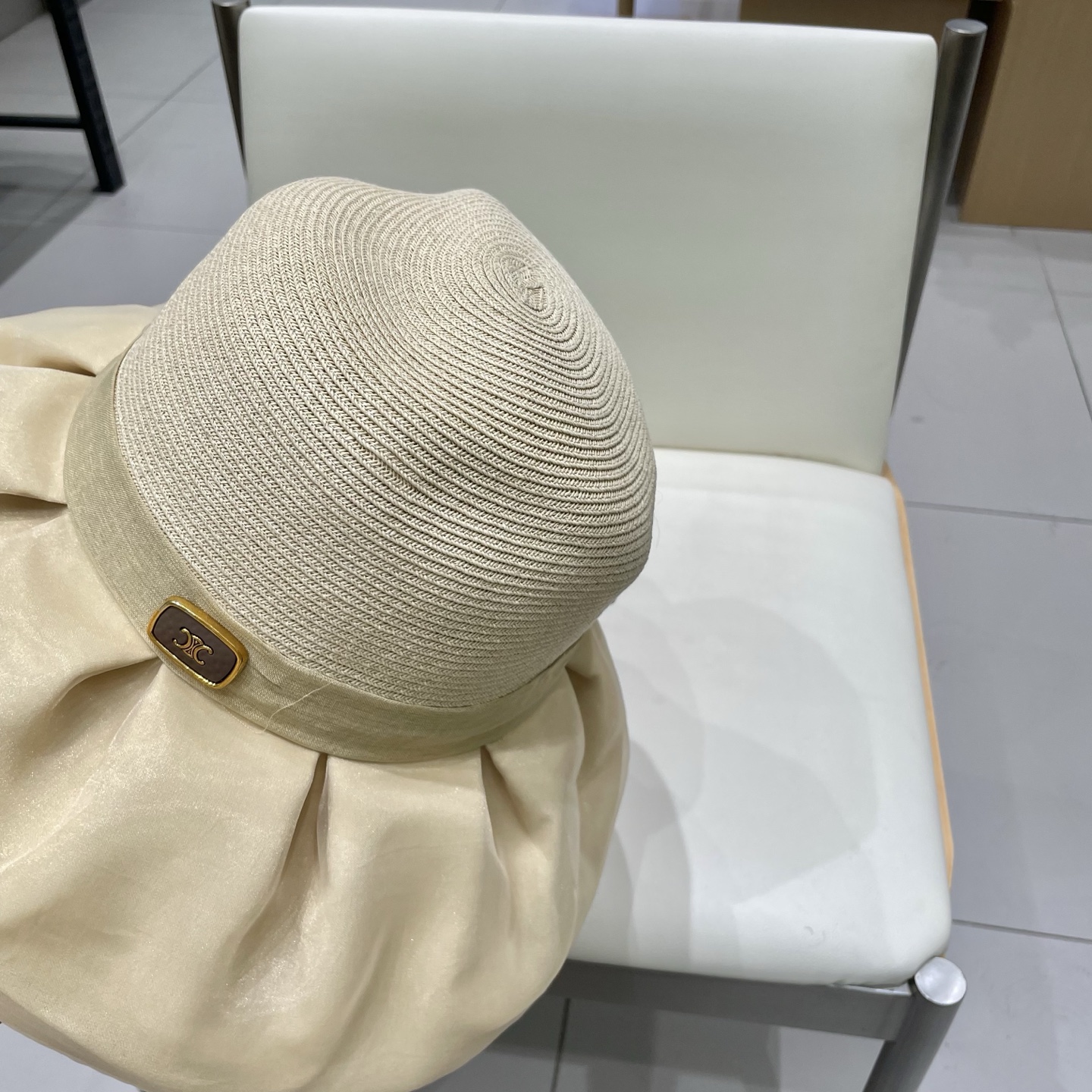  塞琳celien遮阳帽女出游度假防紫外线遮脸大檐渔夫帽新款夏天透气防晒太阳帽