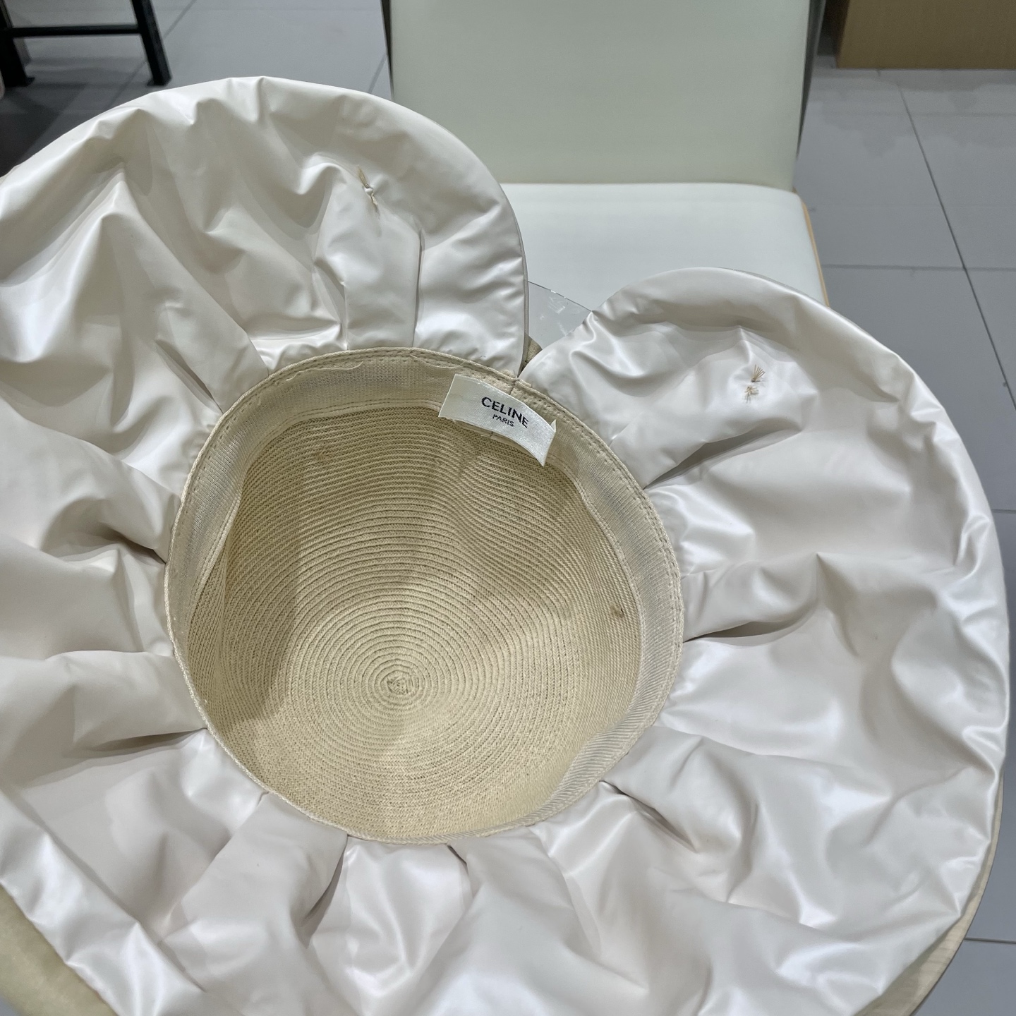  塞琳celien遮阳帽女出游度假防紫外线遮脸大檐渔夫帽新款夏天透气防晒太阳帽