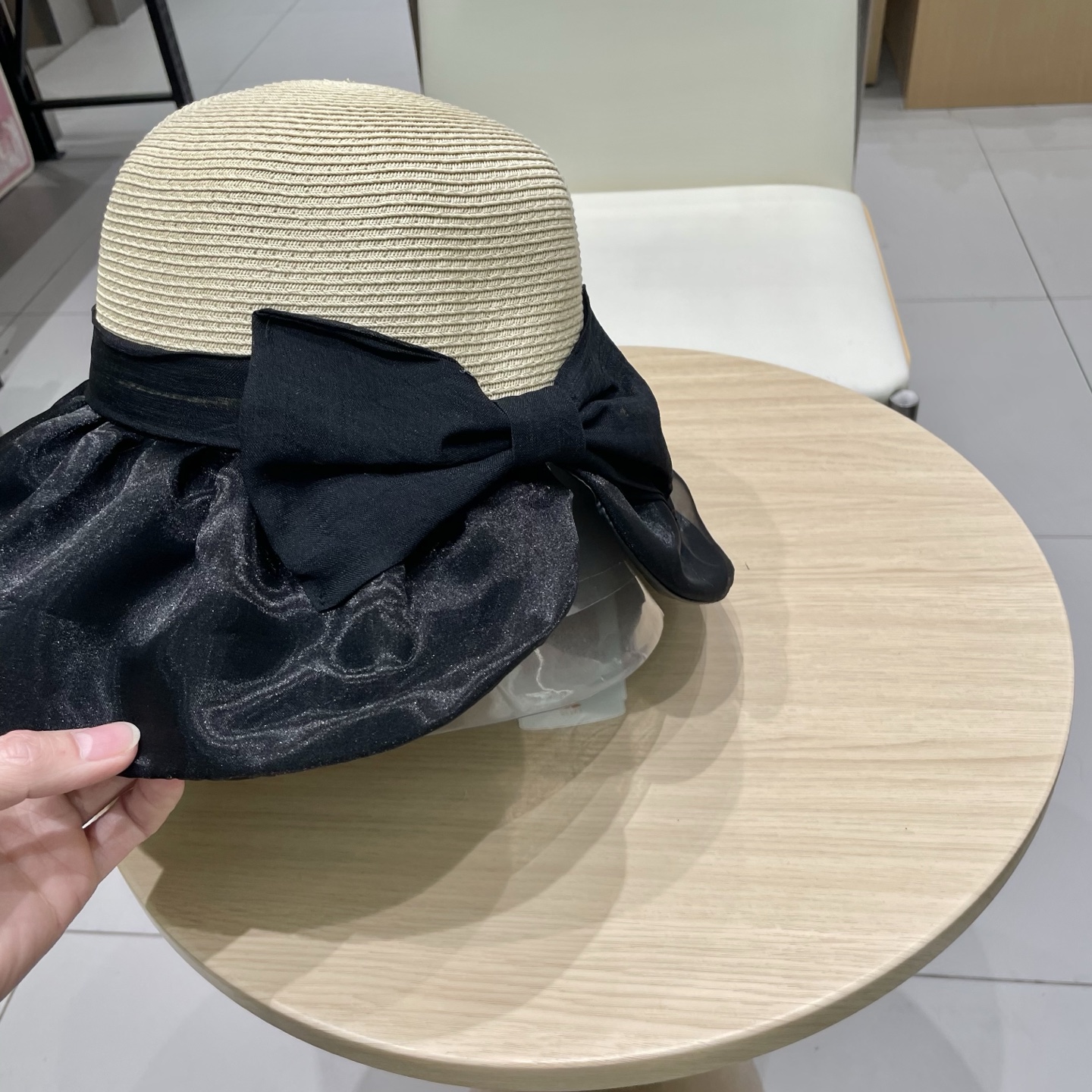  塞琳celien遮阳帽女出游度假防紫外线遮脸大檐渔夫帽新款夏天透气防晒太阳帽