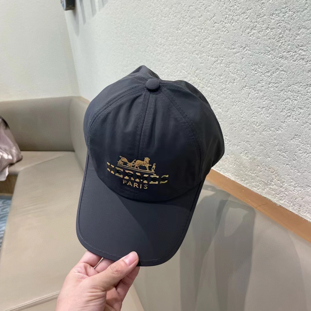  新款出货 HERMÈS (爱马仕)最新款速干棒球帽，正品开模订制，做工细致，时尚帅气质量超赞！