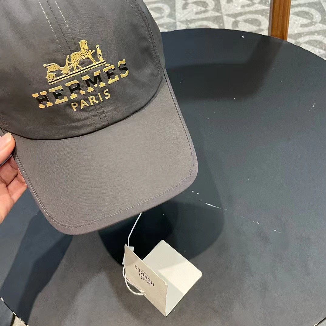  新款出货 HERMÈS (爱马仕)最新款速干棒球帽，正品开模订制，做工细致，时尚帅气质量超赞！