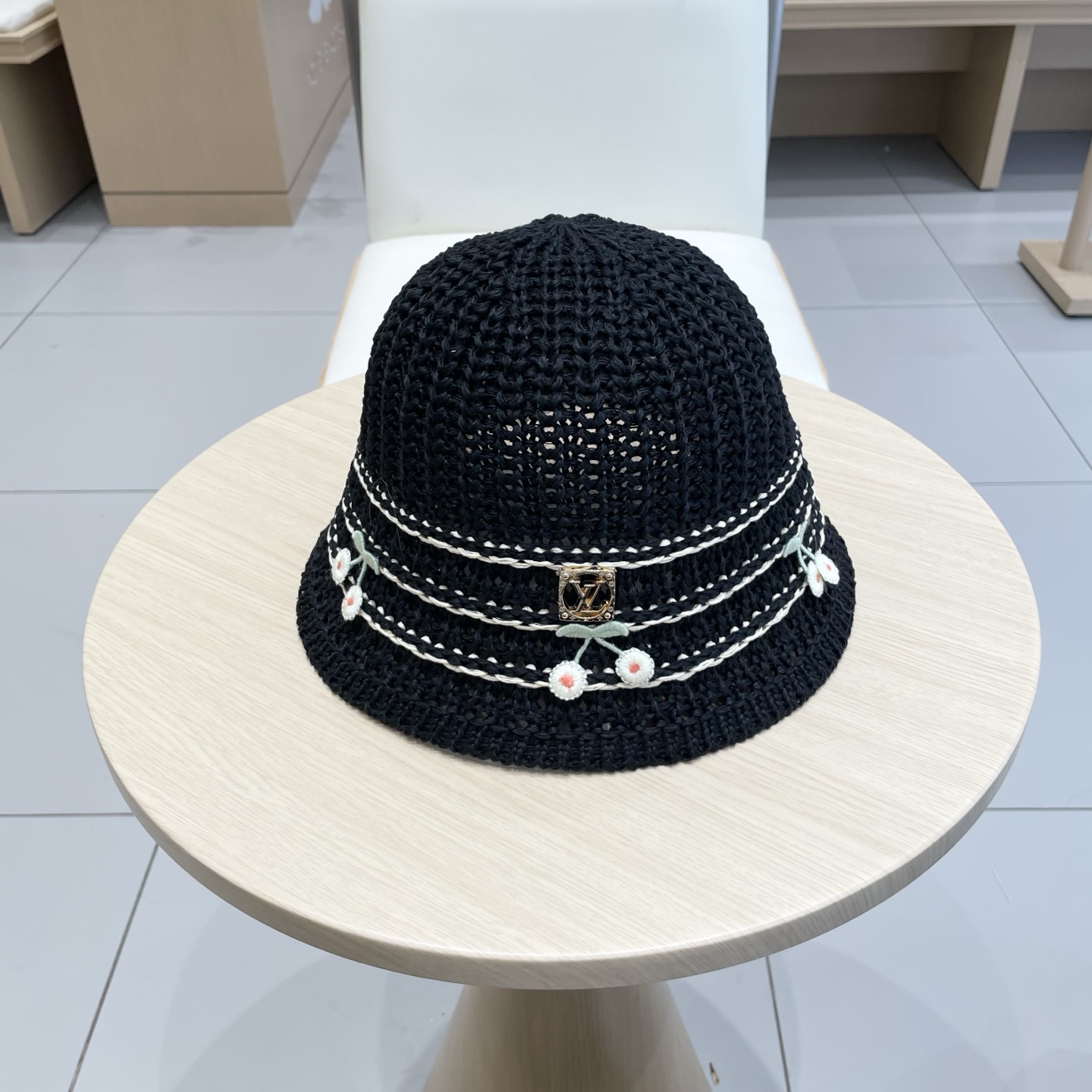NO:356996,lv Louis Vuitton sweet cherry blossom knitted breathable bucket hat ladies summer Korean style idyllic sunshade straight basin hat hat straw hat fisherman hat baseball hat, hat, louis vuitton, louis vuitton, espadrilles, hatslv路易威登甜美樱桃花朵针织透气水桶帽女士夏季韩版田园风遮阳直筒盆帽子帽子草帽渔夫帽棒球帽,帽子,louis vuitton,louis vuitton,espadrilles,hats,hat