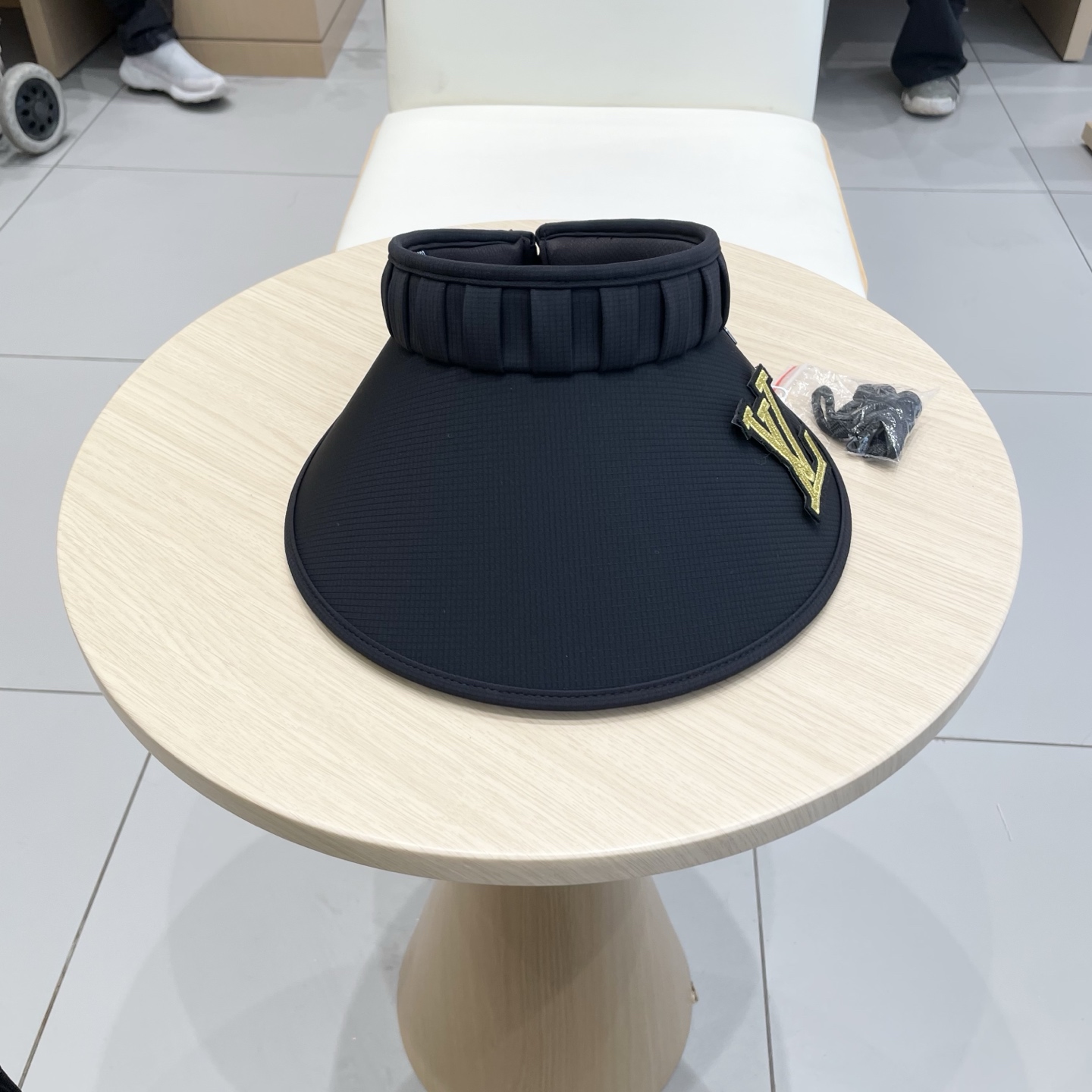  lv路易威登稻草人空顶防晒帽子女2025新款夏季遮阳遮脸防紫外线百搭太阳帽潮