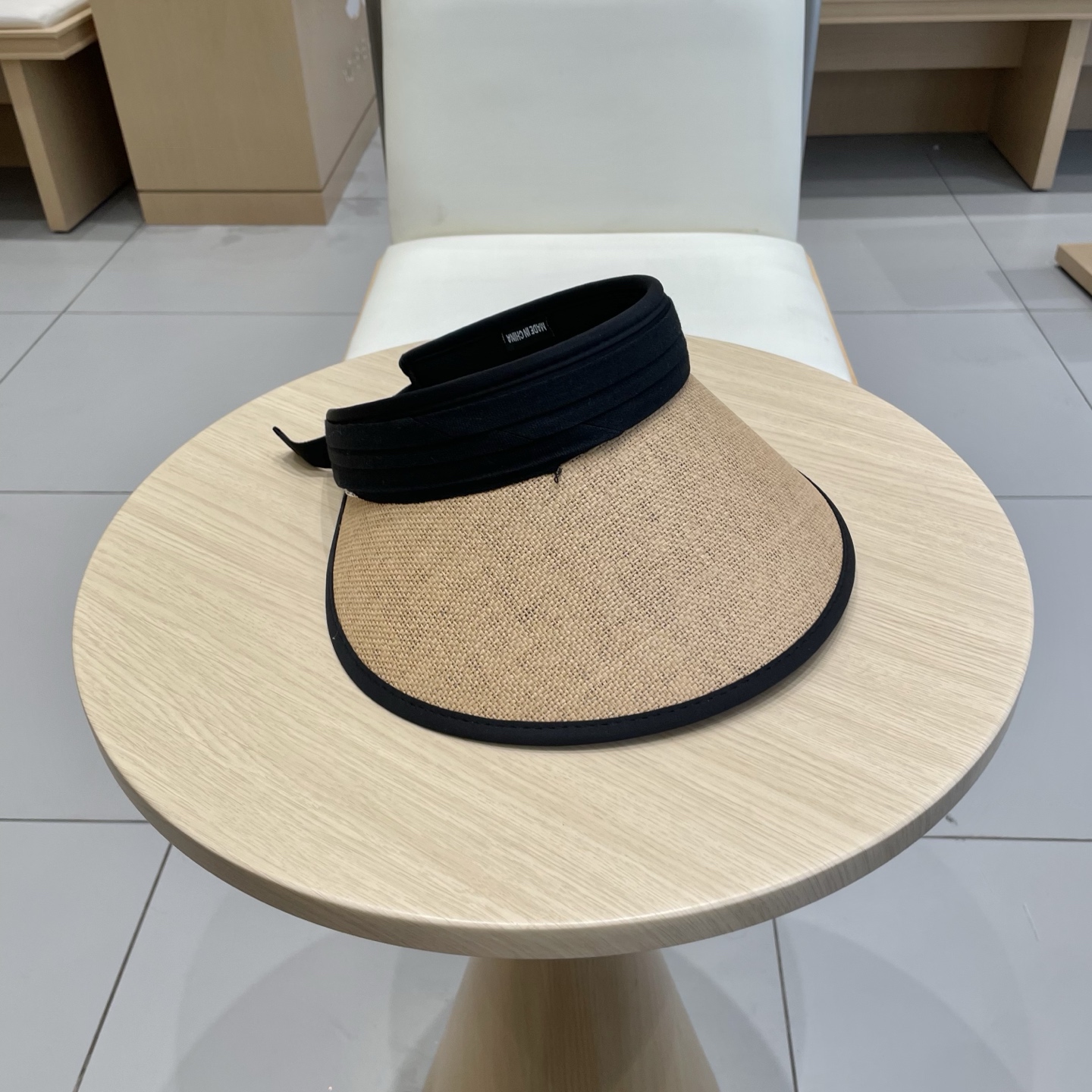  Chanel 2025新款草编空顶帽子女时尚遮阳防晒帽出游无顶网红鸭舌帽潮