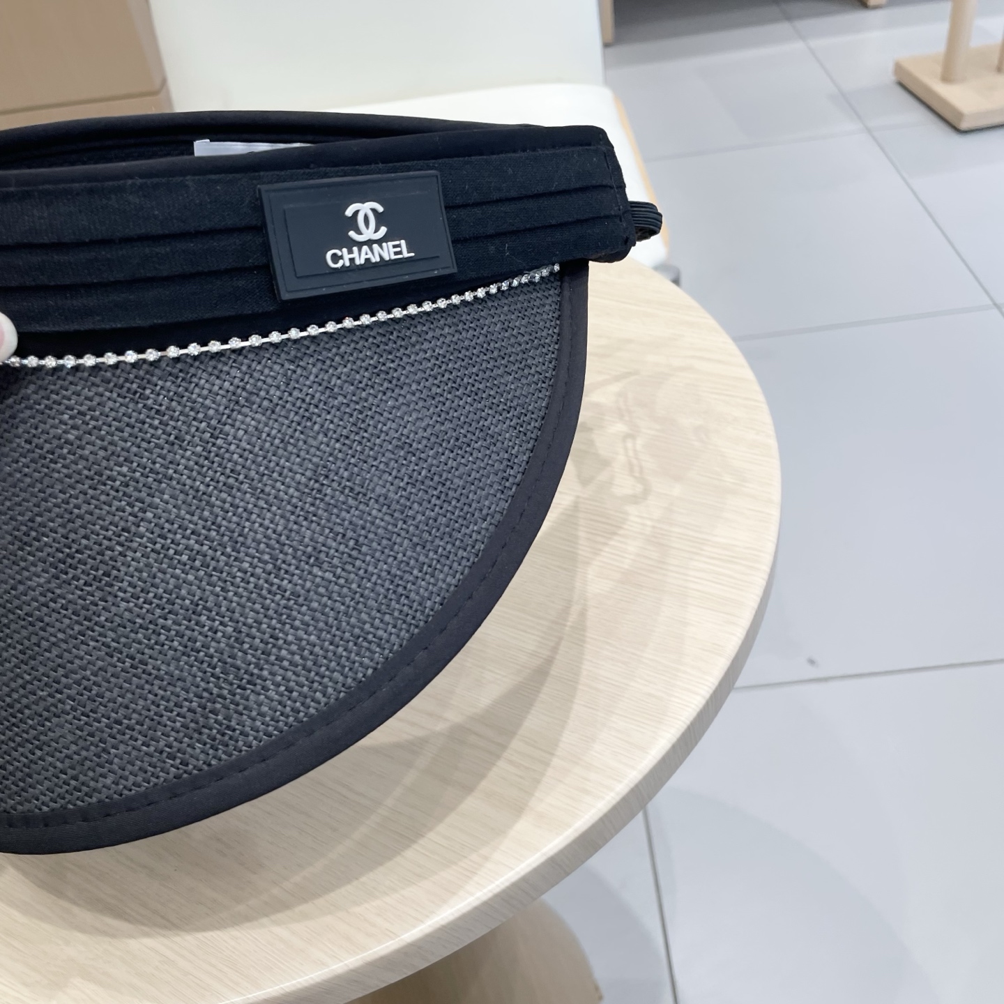  Chanel 2025新款草编空顶帽子女时尚遮阳防晒帽出游无顶网红鸭舌帽潮