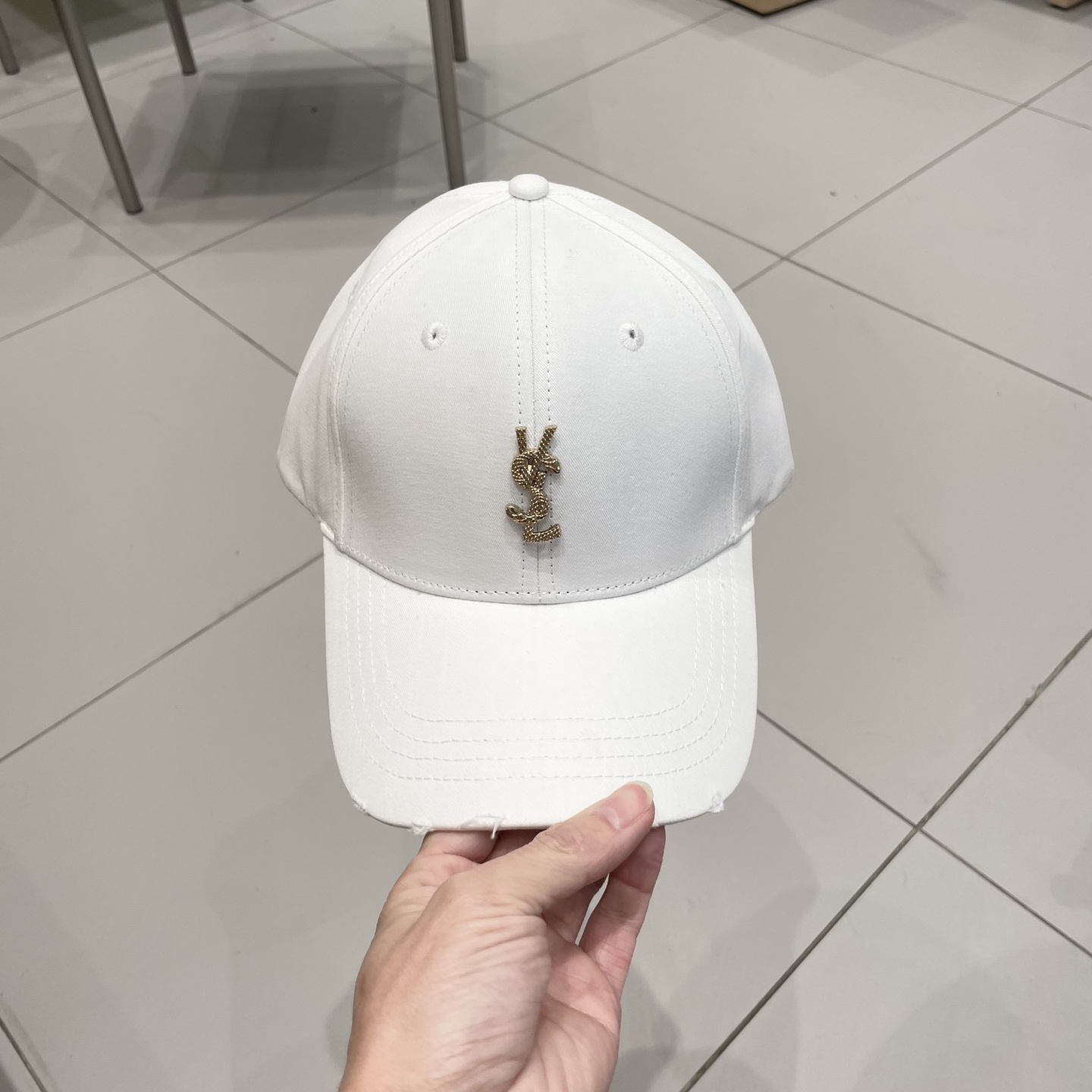 【YSL圣罗兰】早春新款简约棒球帽，新款出货，大牌款超好搭配，赶紧入手！