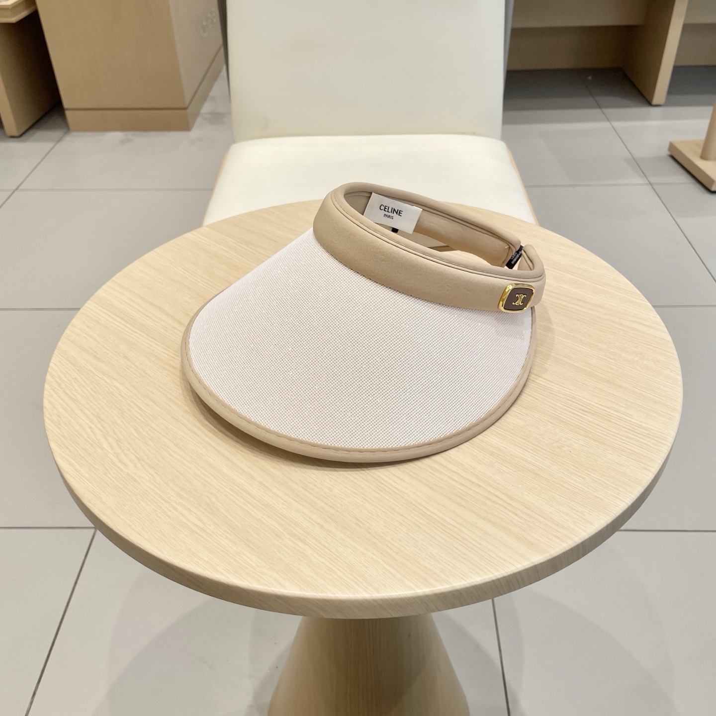  塞琳Celine新款烫钻不灵空顶帽子大帽檐防晒显脸小百搭户外出游通勤太阳帽01