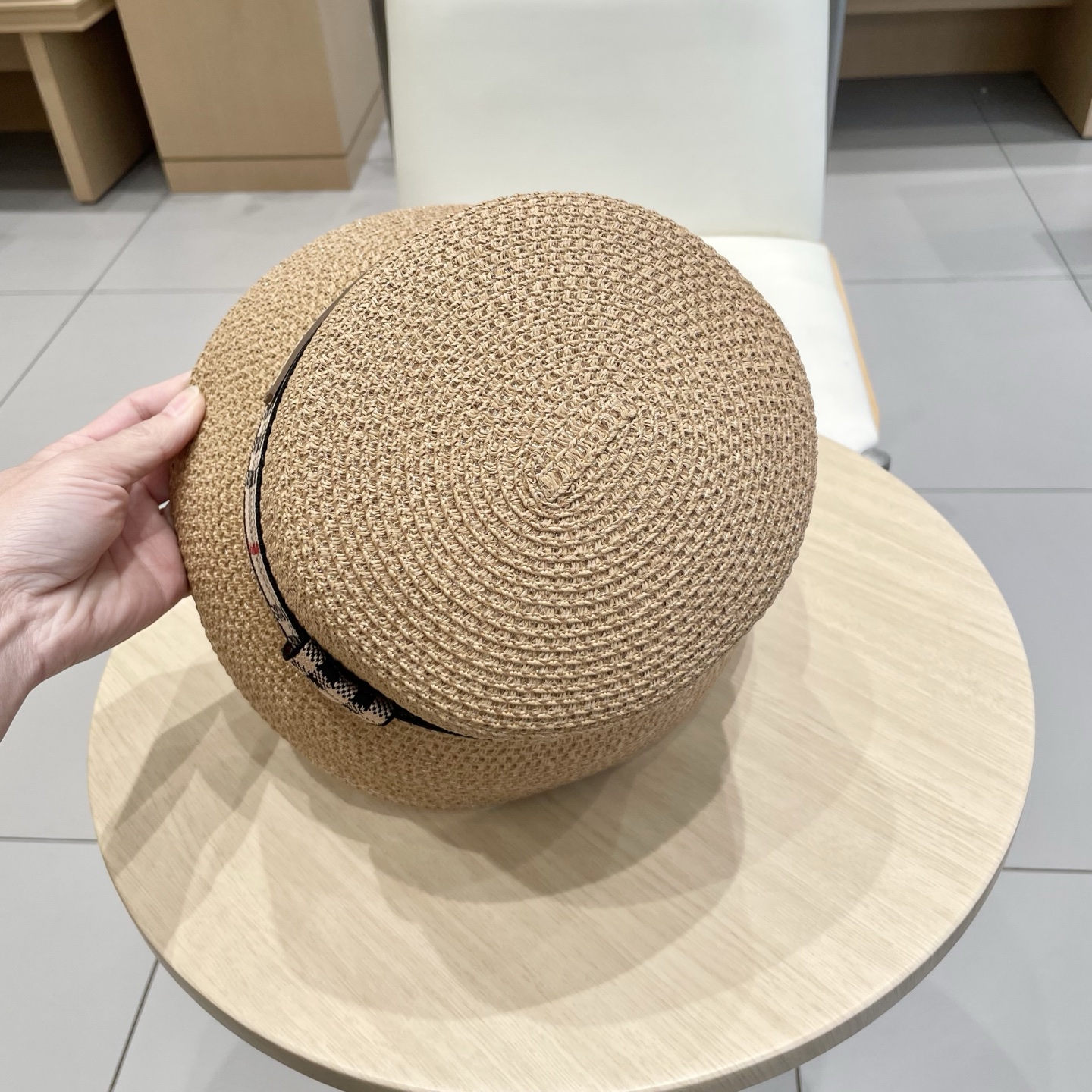  Burberry巴宝莉新款渔夫帽，遮阳草帽，，超级大牌范
