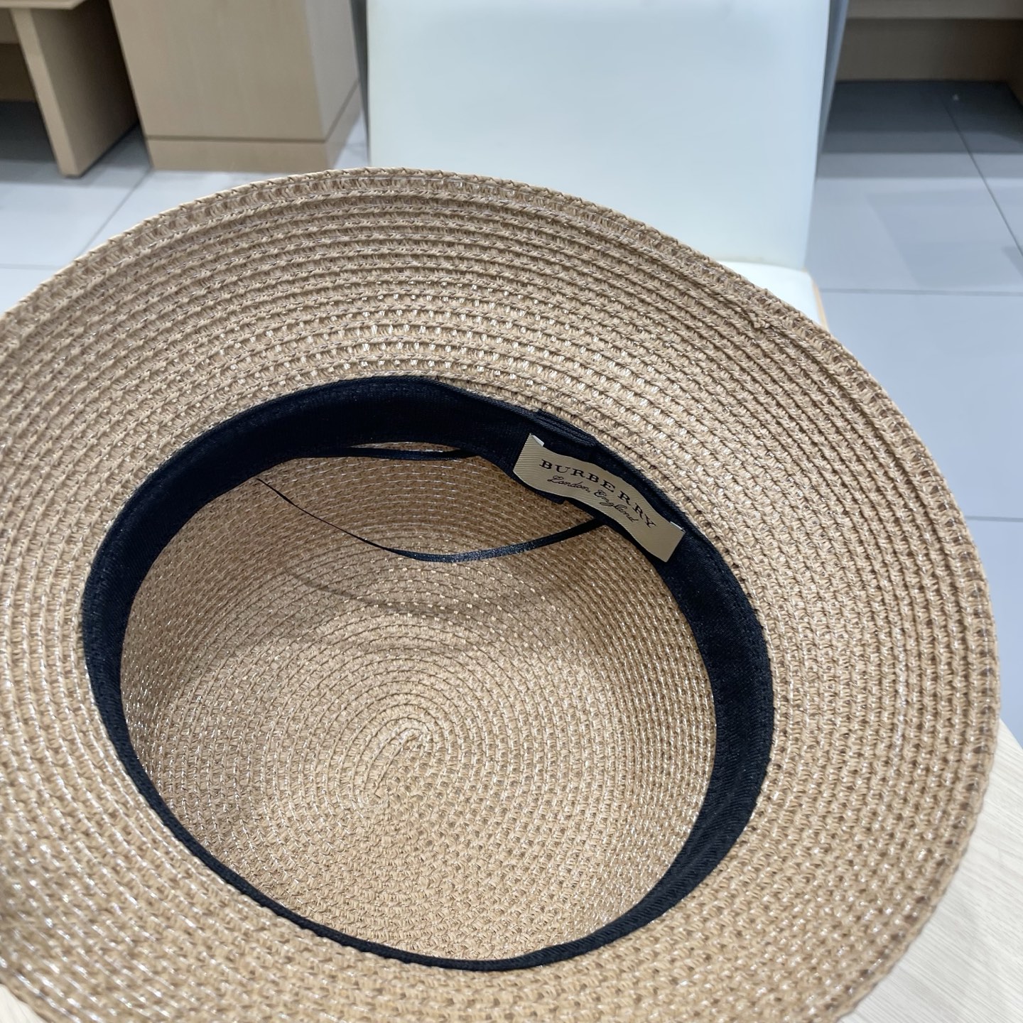 Burberry巴宝莉新款渔夫帽，遮阳草帽，，超级大牌范
