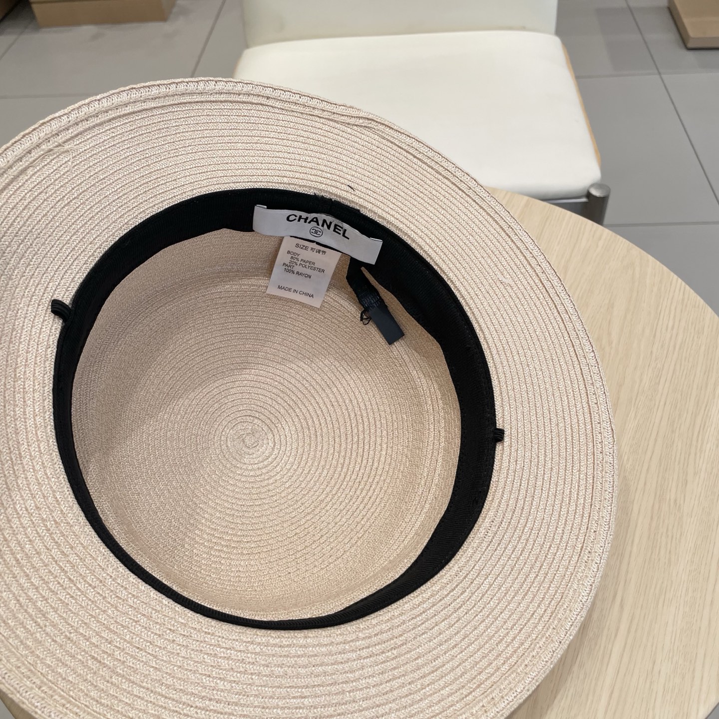  Chanel香奈儿2025法式平沿渔夫帽子女款夏季防晒不规则草帽气质出游盆帽遮阳帽