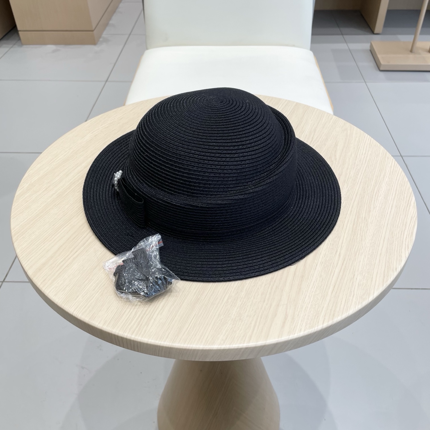  Chanel香奈儿2025法式平沿渔夫帽子女款夏季防晒不规则草帽气质出游盆帽遮阳帽