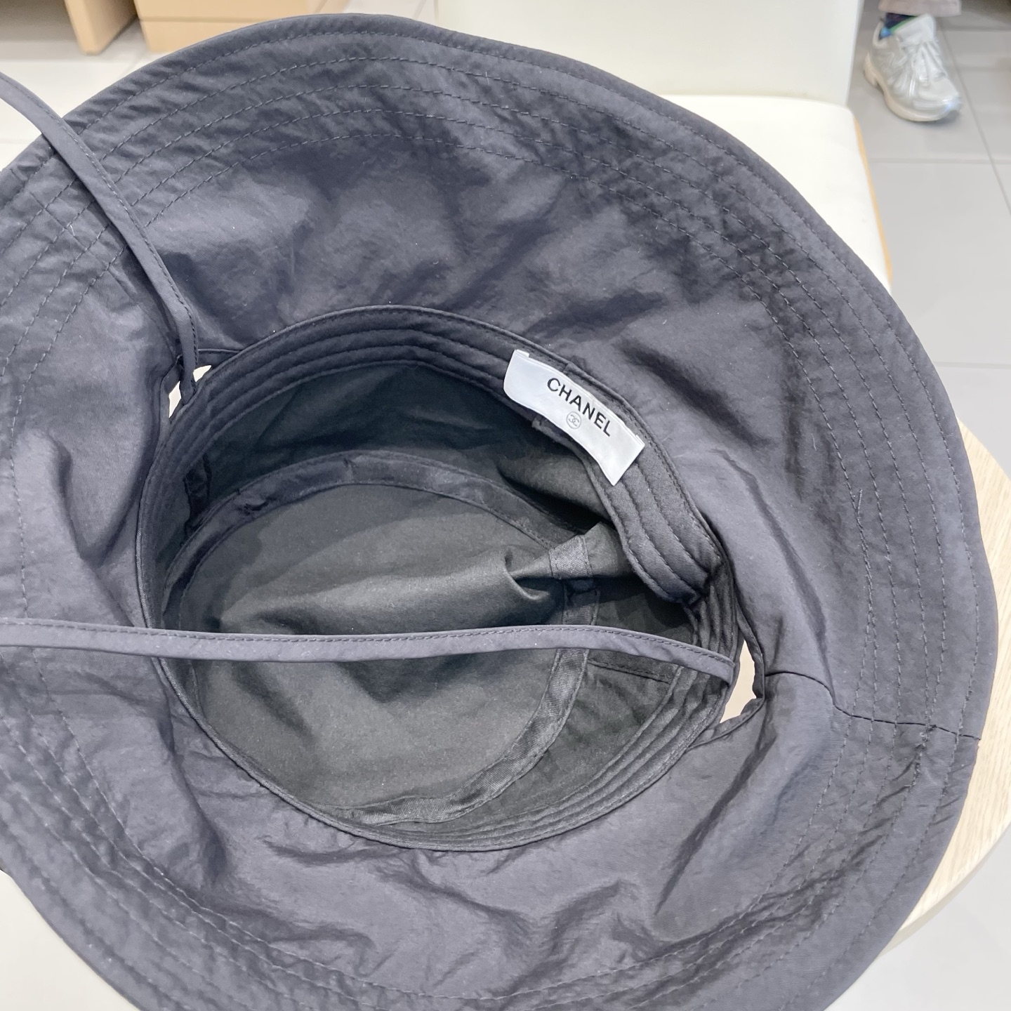  Chanel香奈儿春夏季新款纯色渔夫帽子女户外速干透气薄款防晒遮阳帽