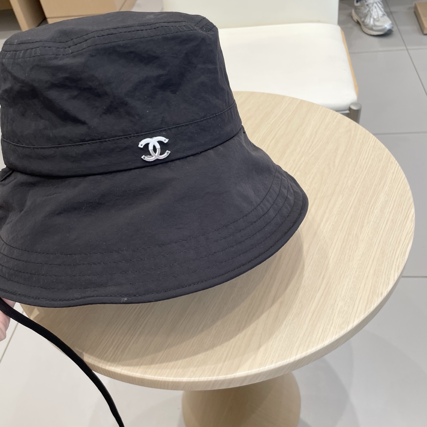  Chanel香奈儿春夏季新款纯色渔夫帽子女户外速干透气薄款防晒遮阳帽