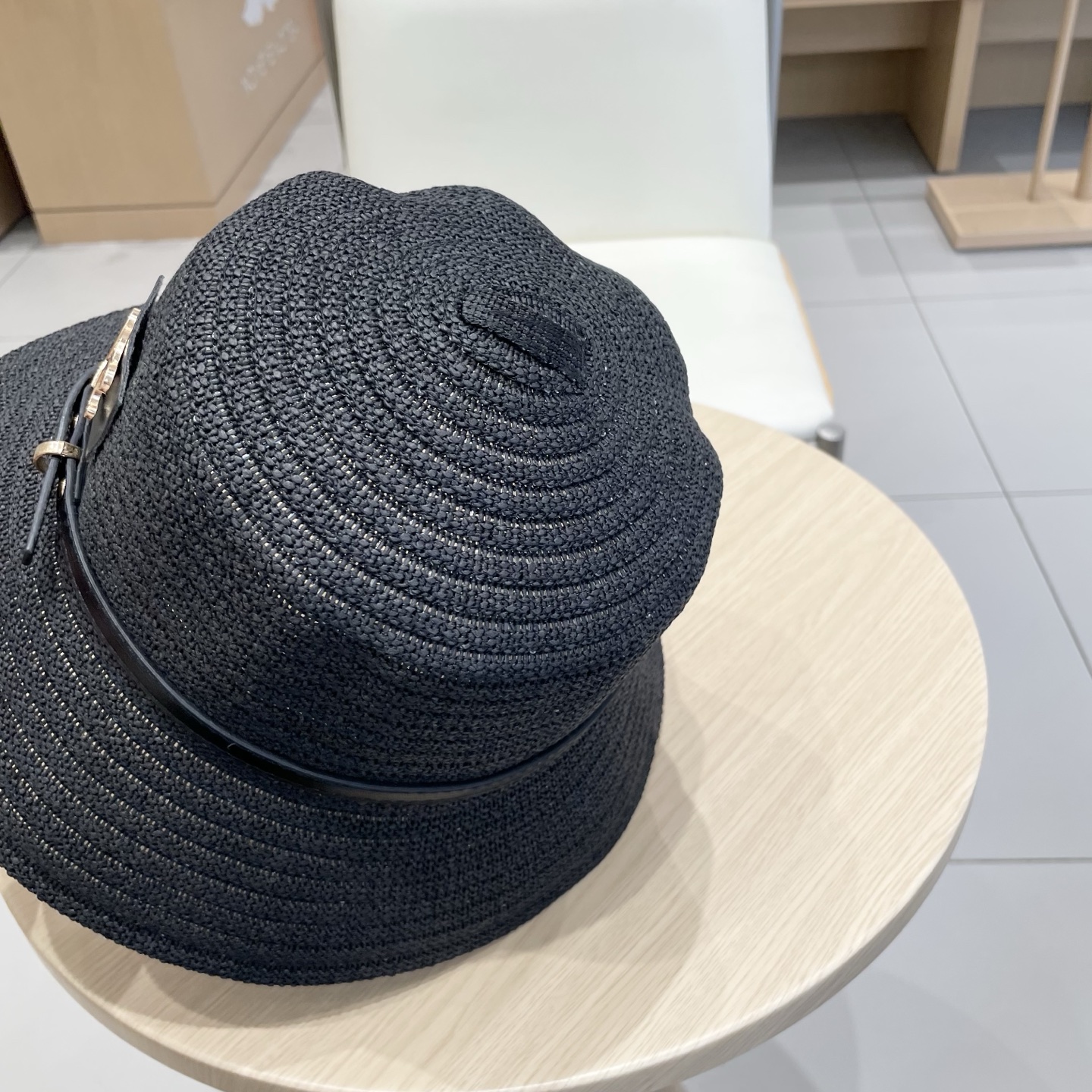  塞琳celien新款草帽，平顶礼帽，头围57cm