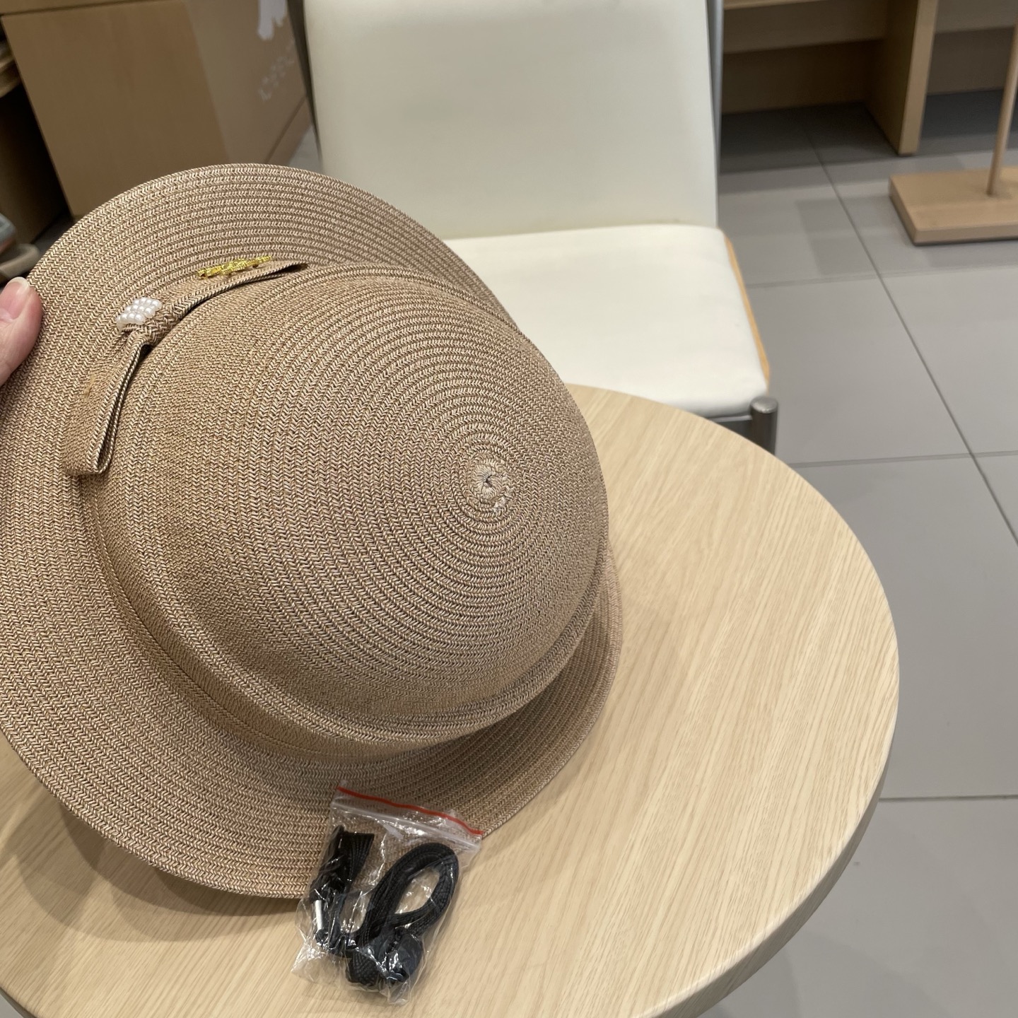   🧢路易威登棒球帽 LouisVuitton😍2025夏季新款蝴蝶结防晒草帽盆帽女韩版气质草编帽出游草