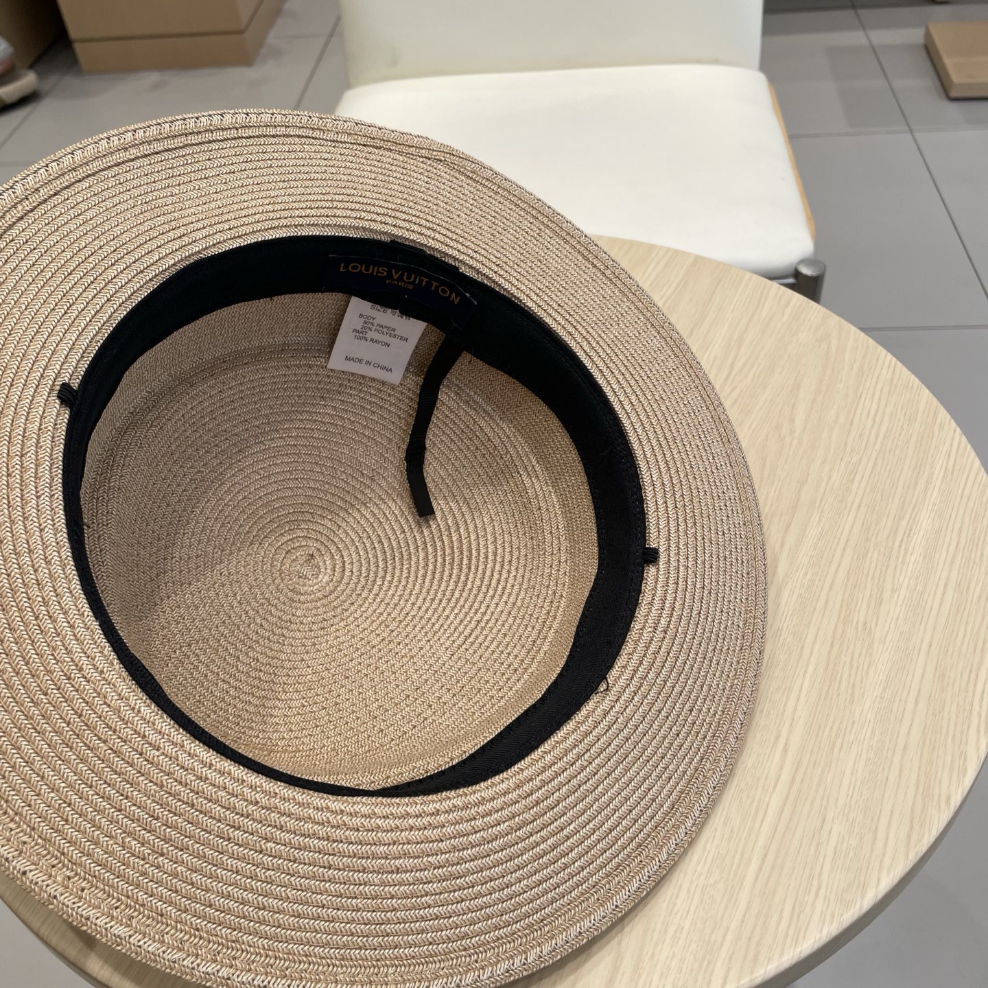   🧢路易威登棒球帽 LouisVuitton😍2025夏季新款蝴蝶结防晒草帽盆帽女韩版气质草编帽出游草