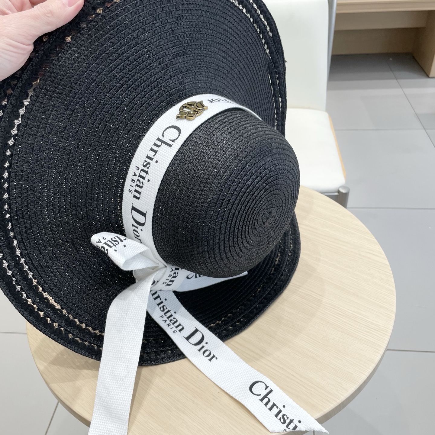  Dior迪奥新款大帽檐盆帽、沙滩草帽，头围57cm