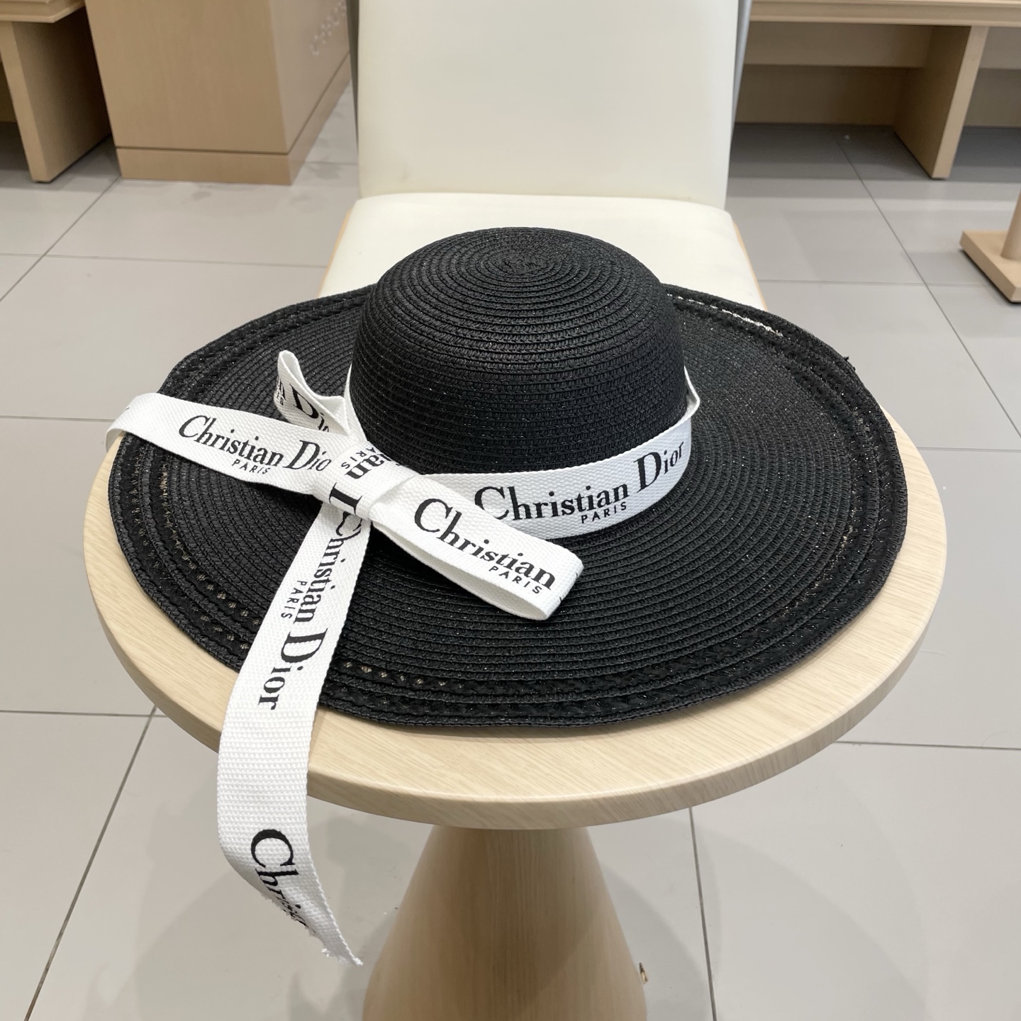  Dior迪奥新款大帽檐盆帽、沙滩草帽，头围57cm